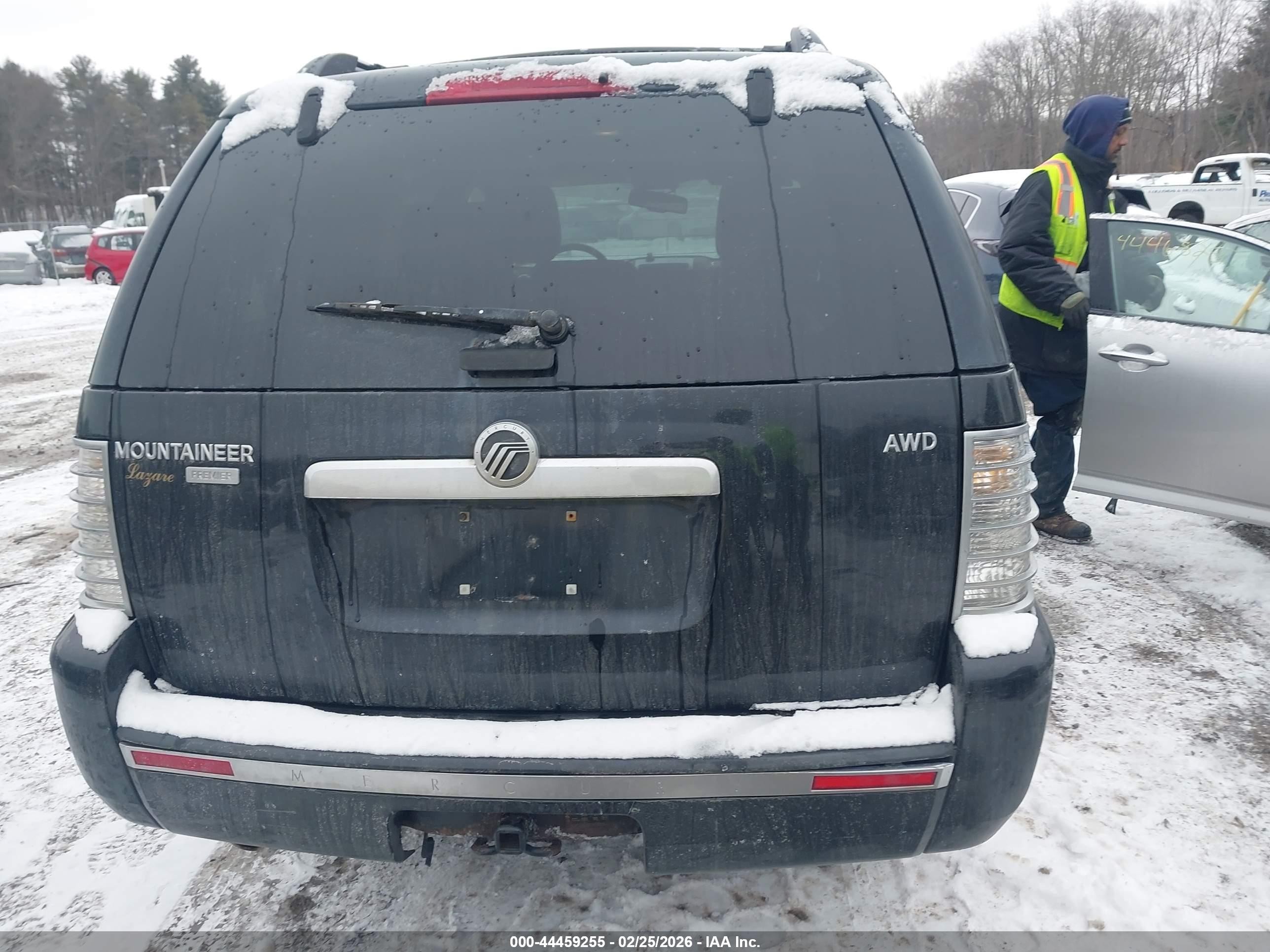2009 Mercury Mountaineer Premier Черный vin: 4M2EU48E29UJ00263