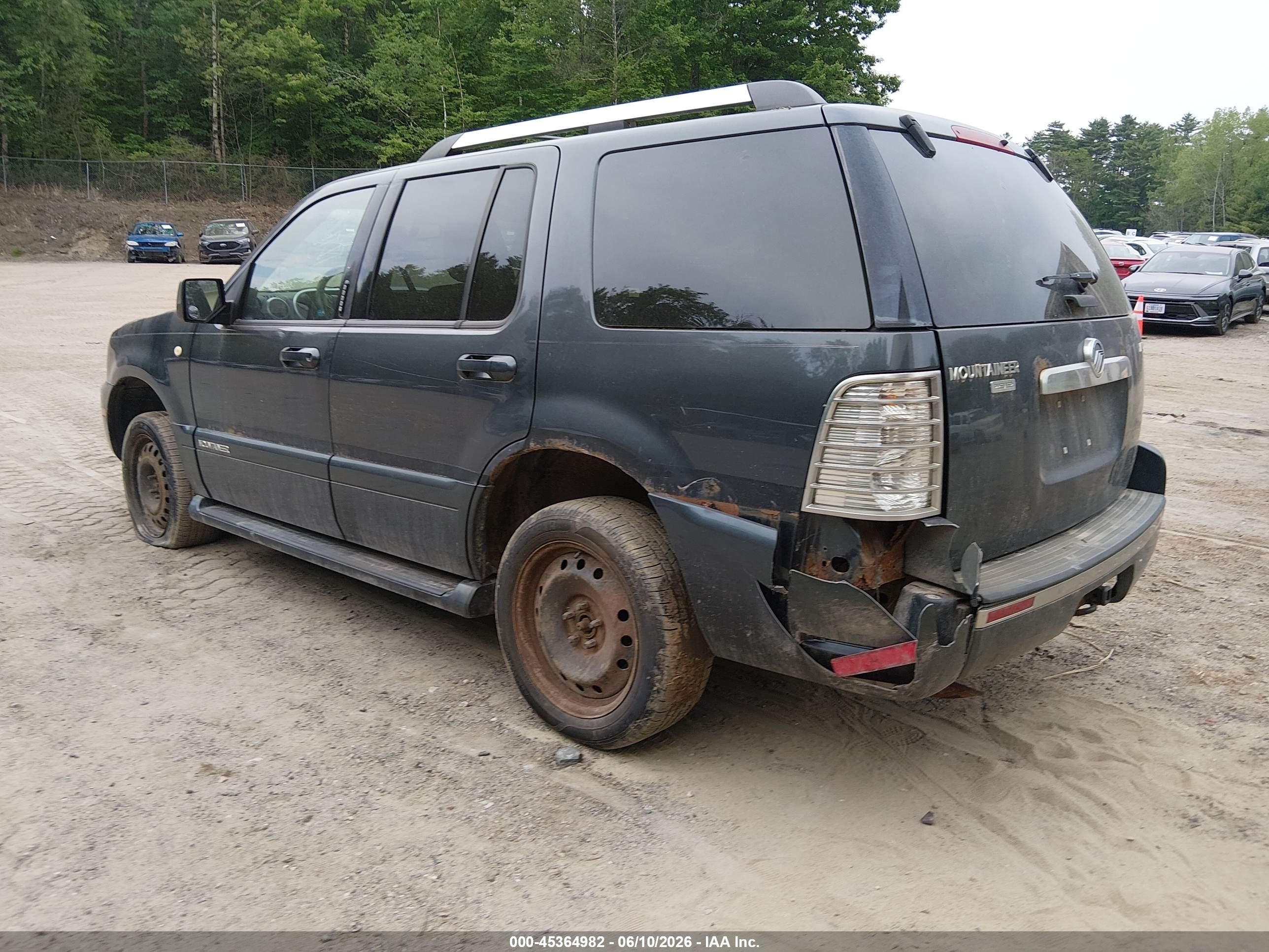 2009 Mercury Mountaineer Premier Blue vin: 4M2EU48E49UJ03181