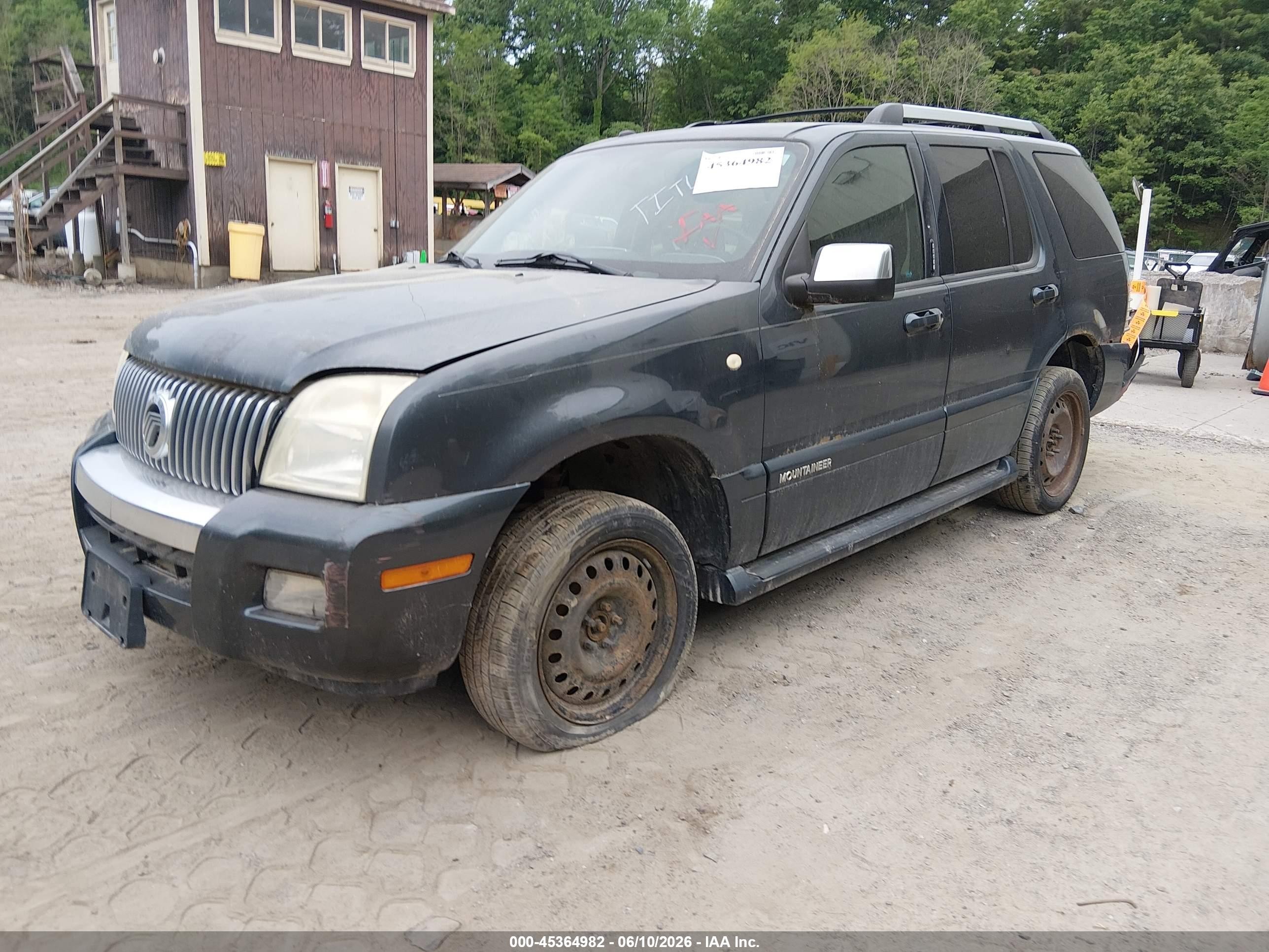 2009 Mercury Mountaineer Premier Blue vin: 4M2EU48E49UJ03181