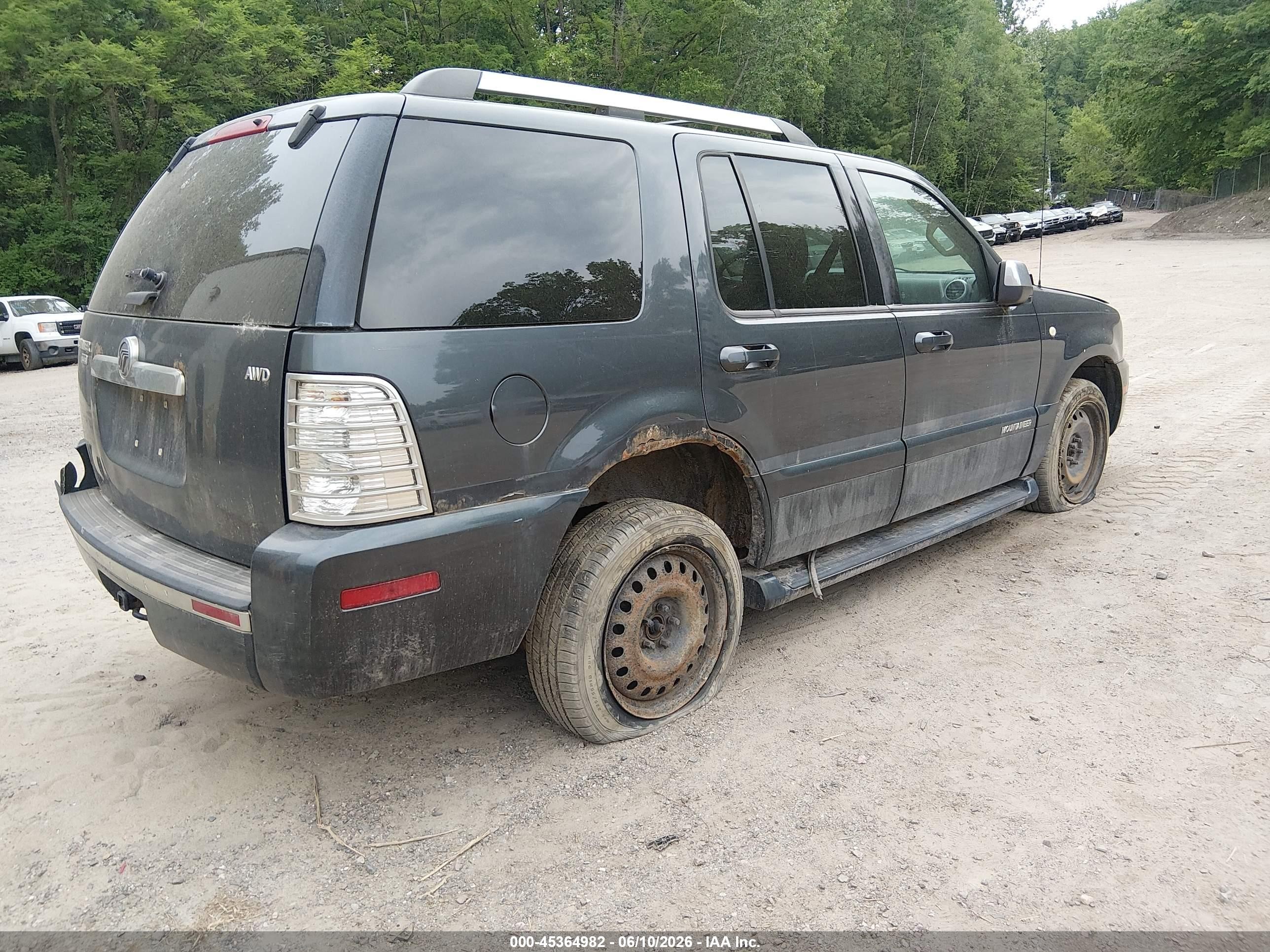 2009 Mercury Mountaineer Premier Blue vin: 4M2EU48E49UJ03181