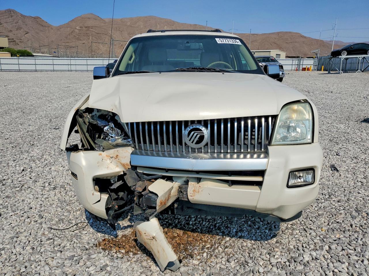 2007 Mercury Mountaineer Premier White vin: 4M2EU48E77UJ11353