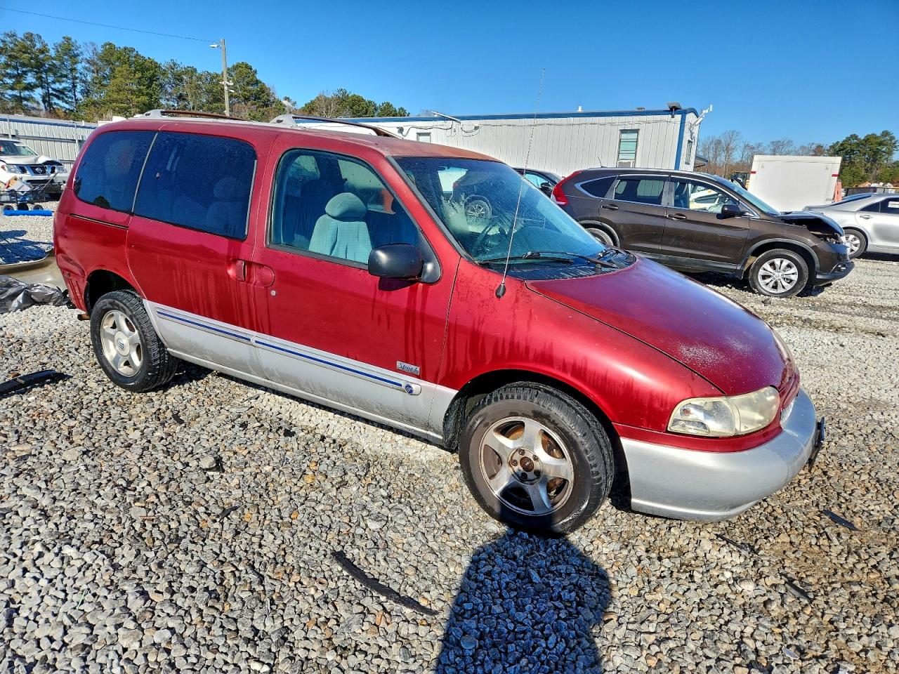 1999 Mercury Villager Бордовый vin: 4M2XV11T0XDJ46555