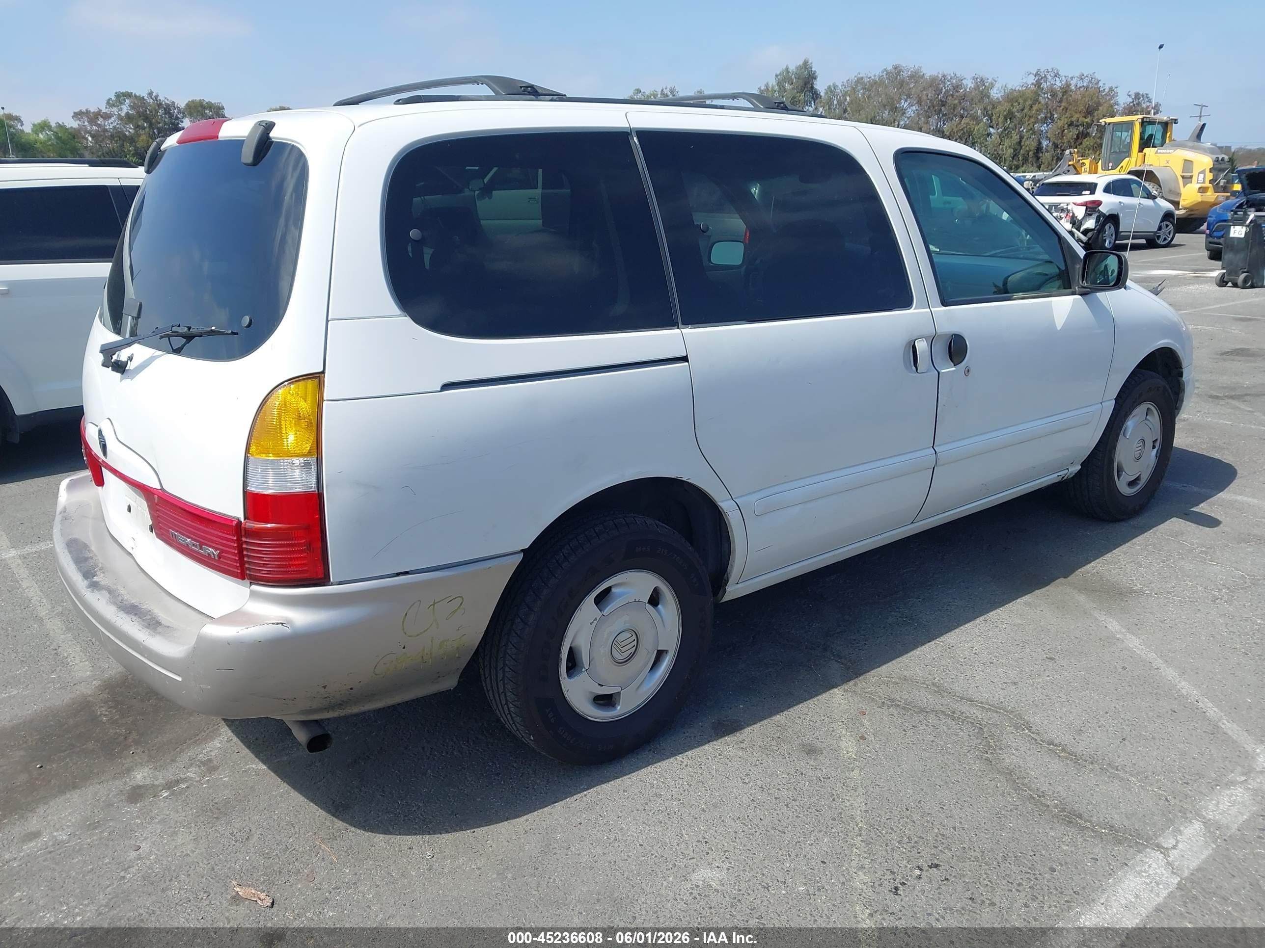 2000 Mercury Villager   White vin: 4M2XV11T4YDJ17142