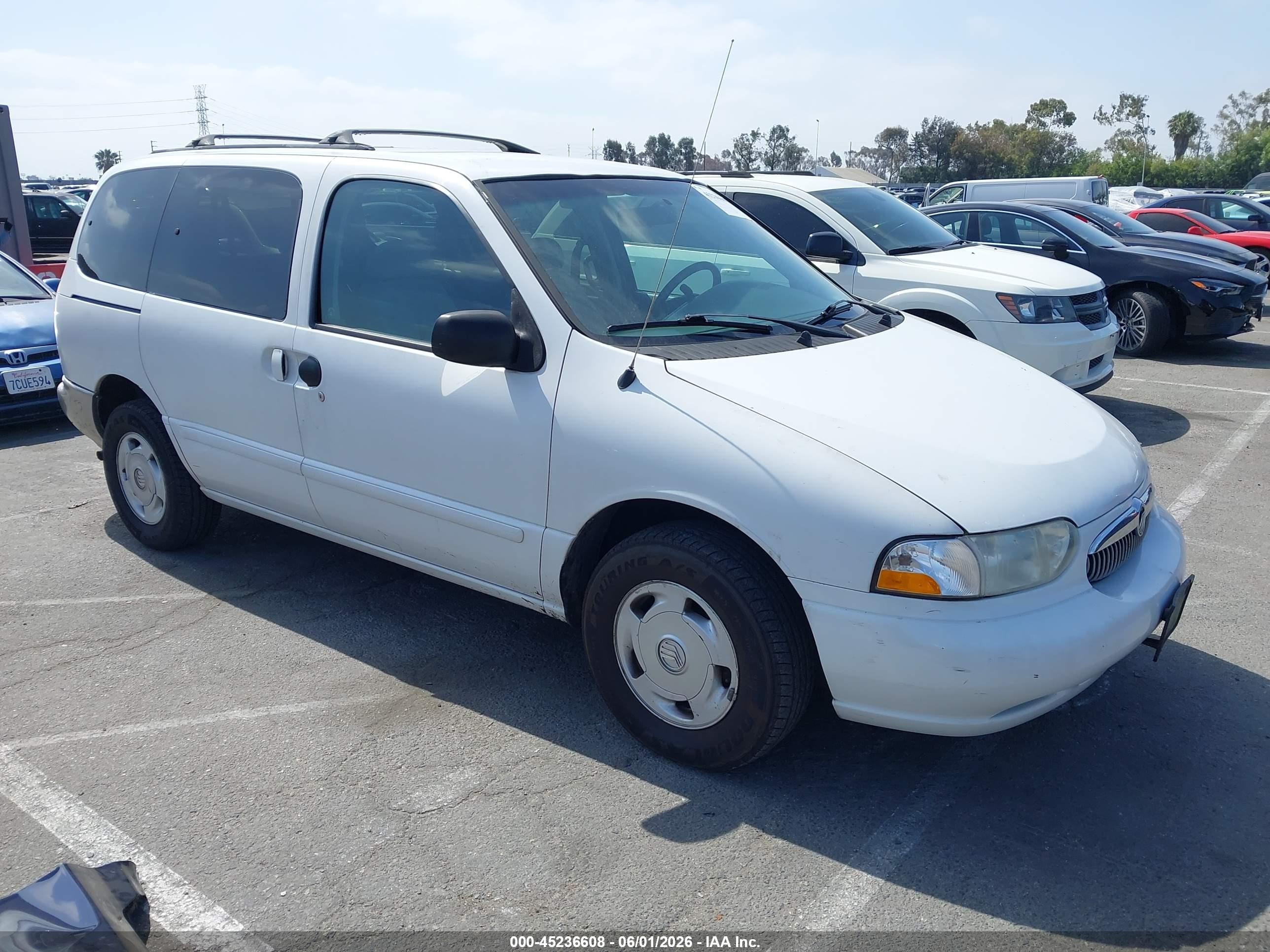 2000 Mercury Villager   White vin: 4M2XV11T4YDJ17142