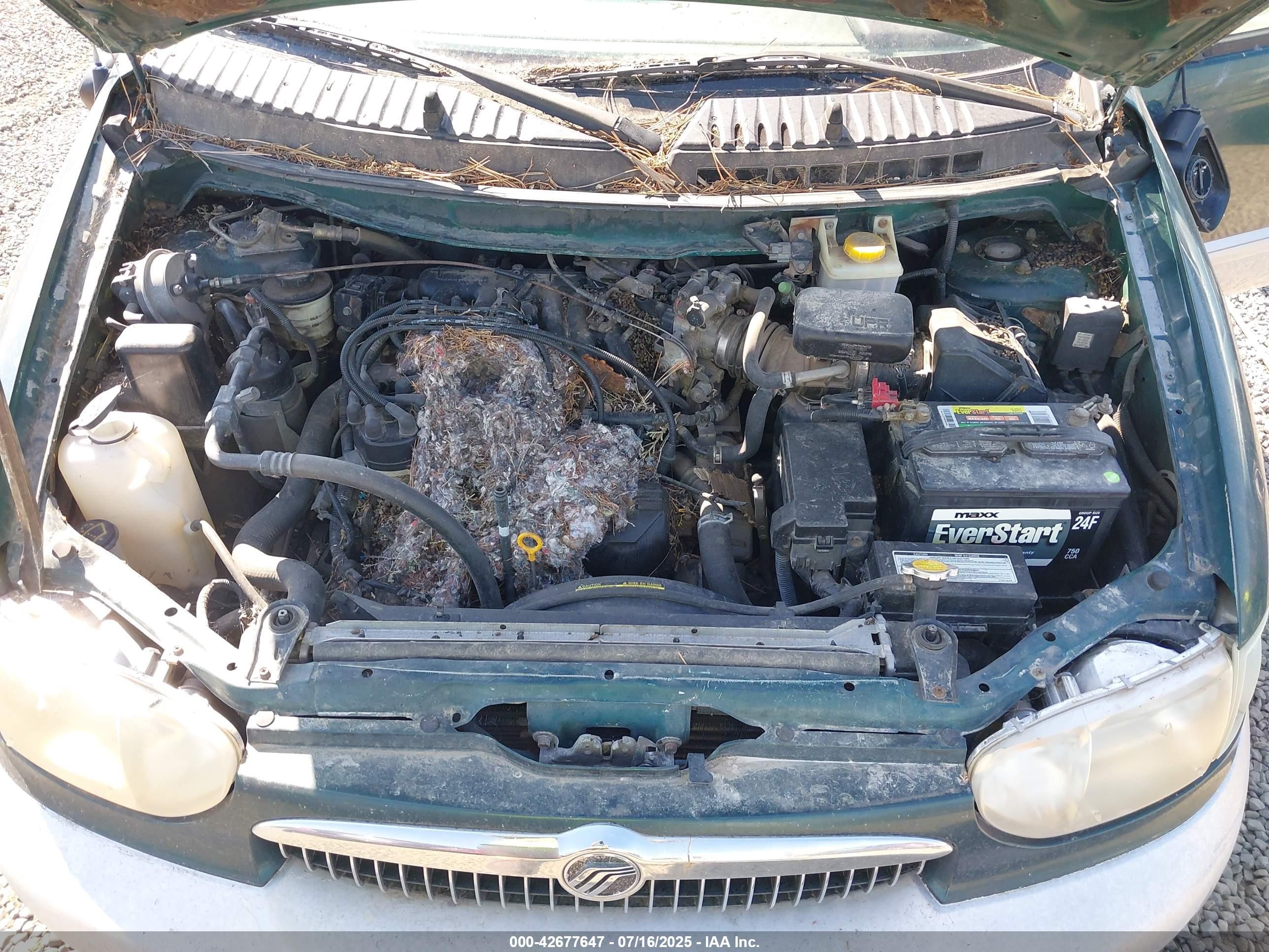 1999 Mercury Villager Estate/sport Green vin: 4M2XV11T5XDJ10585