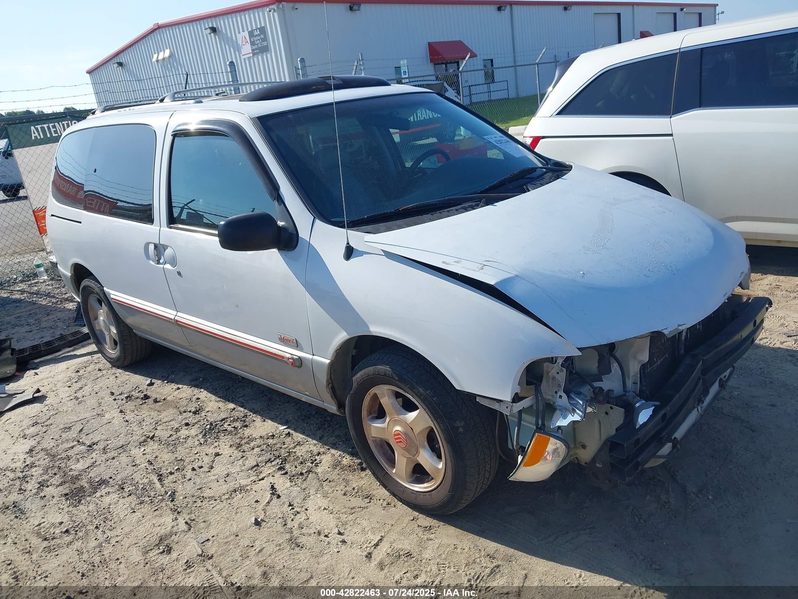 1999 Mercury Villager Estate/sport White vin: 4M2XV11T5XDJ13020