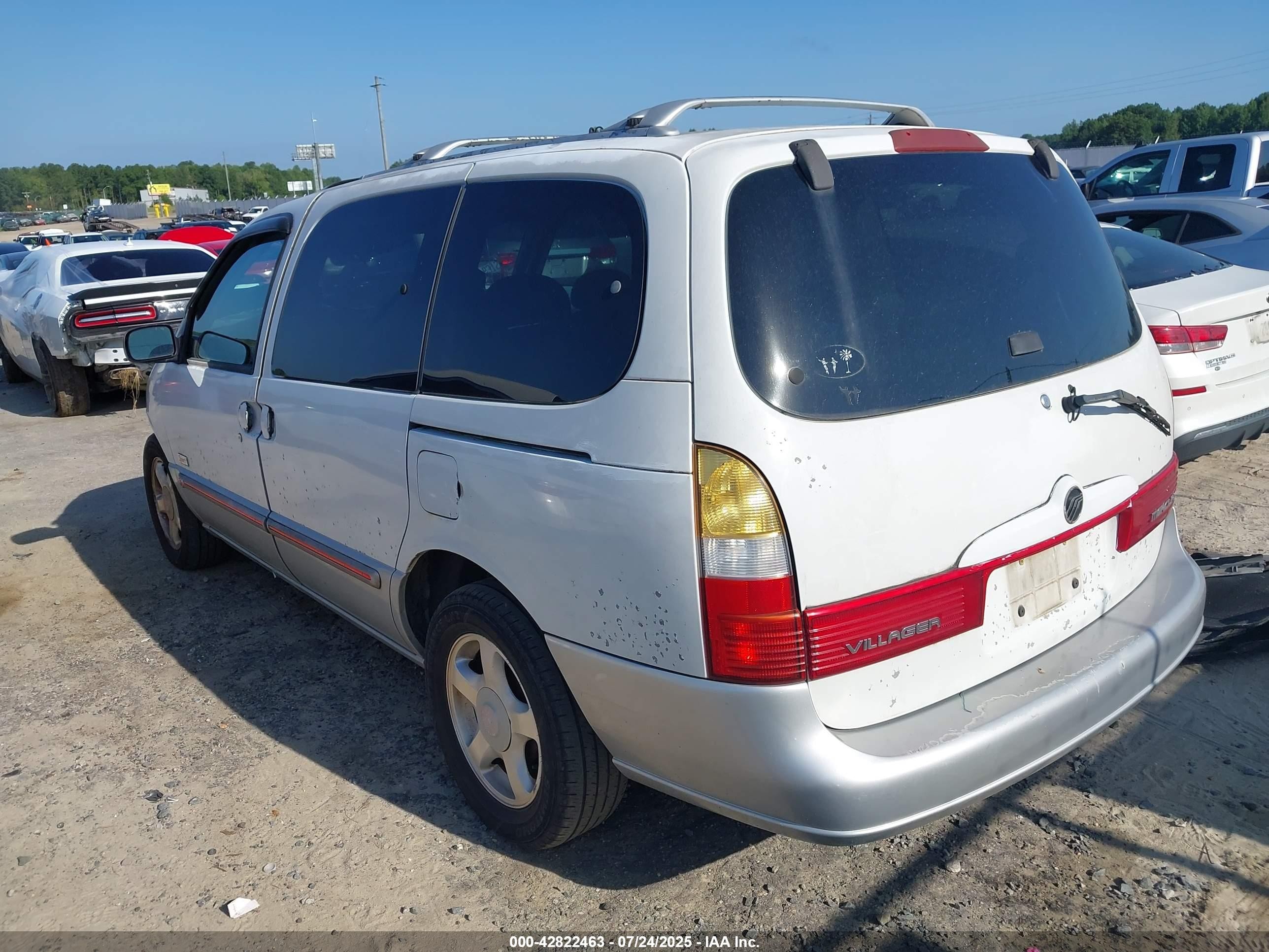 1999 Mercury Villager Estate/sport White vin: 4M2XV11T5XDJ13020