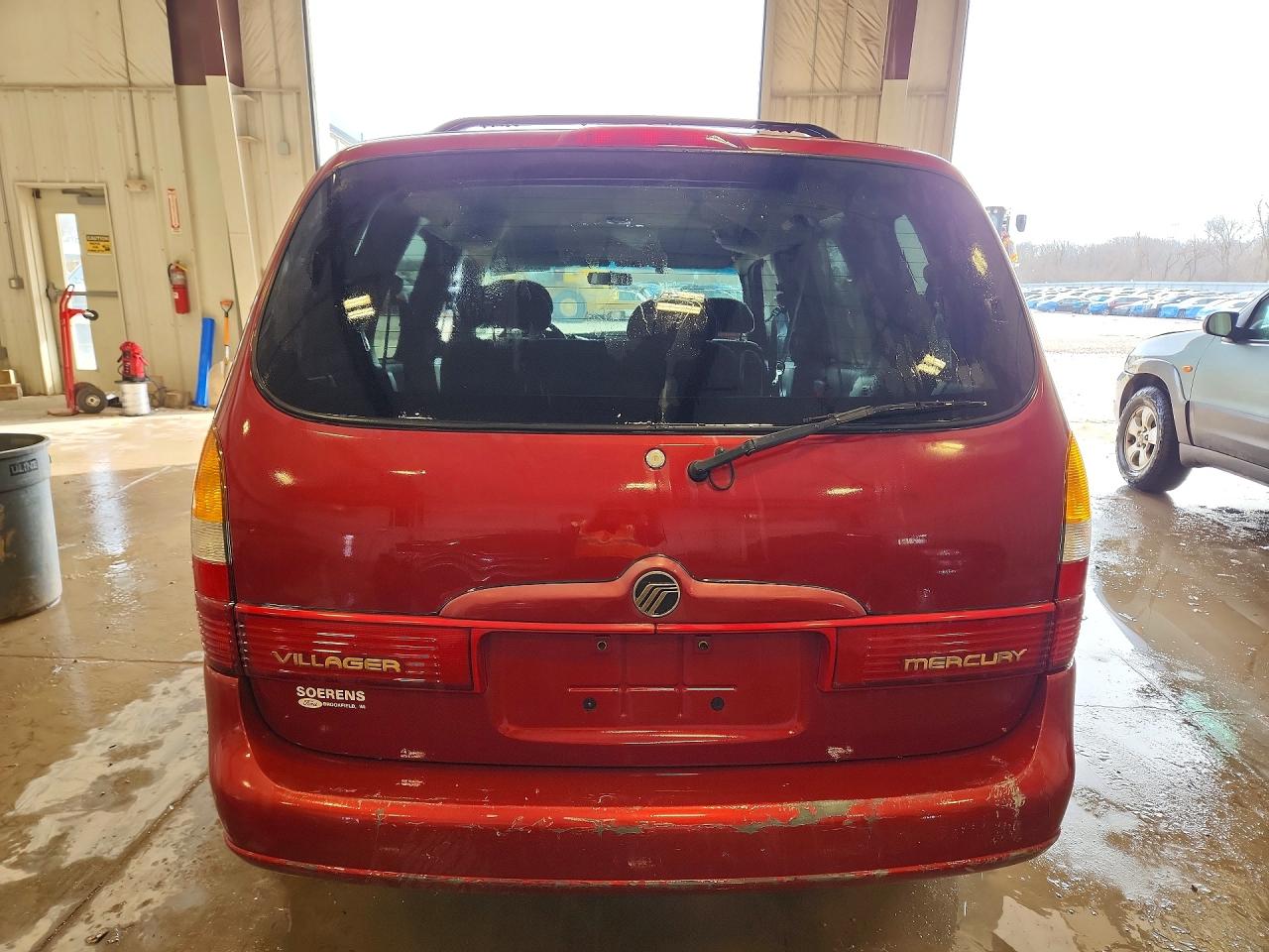 1999 Mercury Villager Red vin: 4M2XV11T5XDJ35356