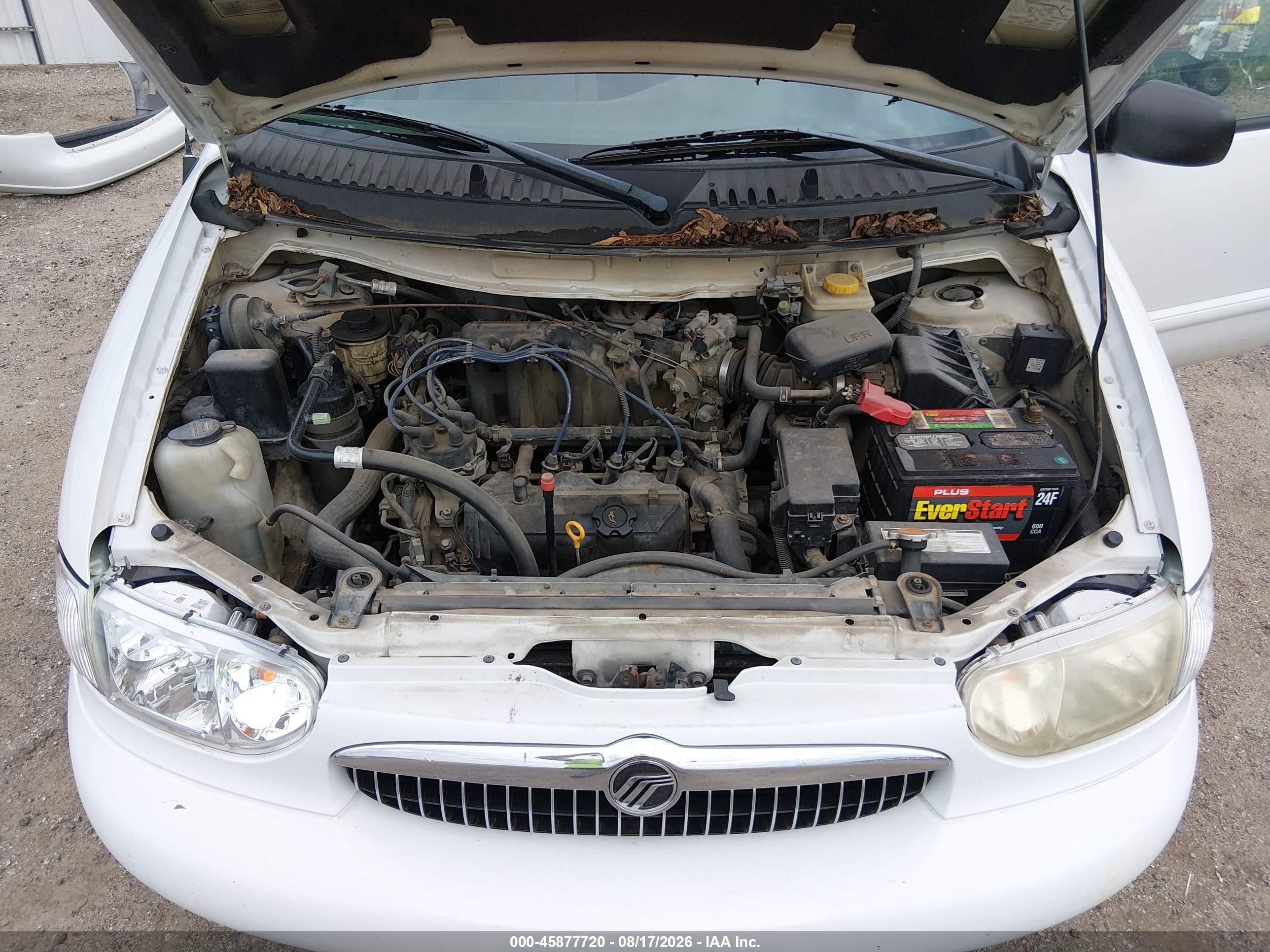 1999 Mercury Villager Estate/sport White vin: 4M2XV11T6XDJ03029