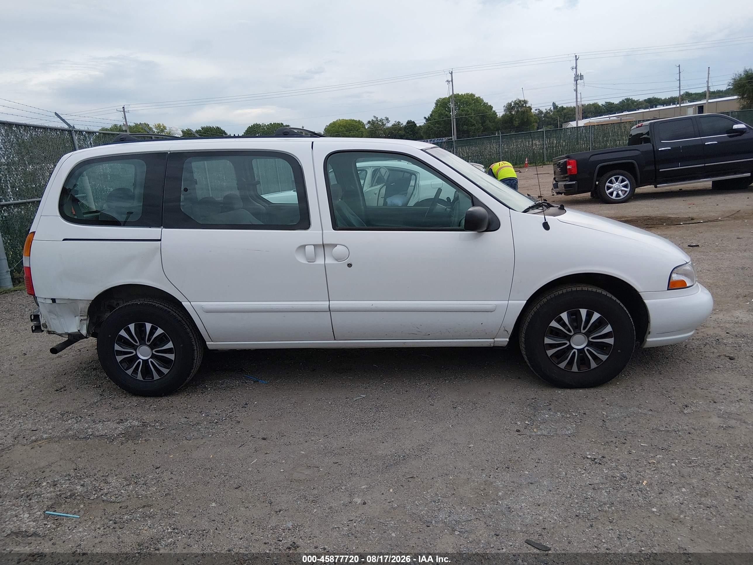 1999 Mercury Villager Estate/sport White vin: 4M2XV11T6XDJ03029