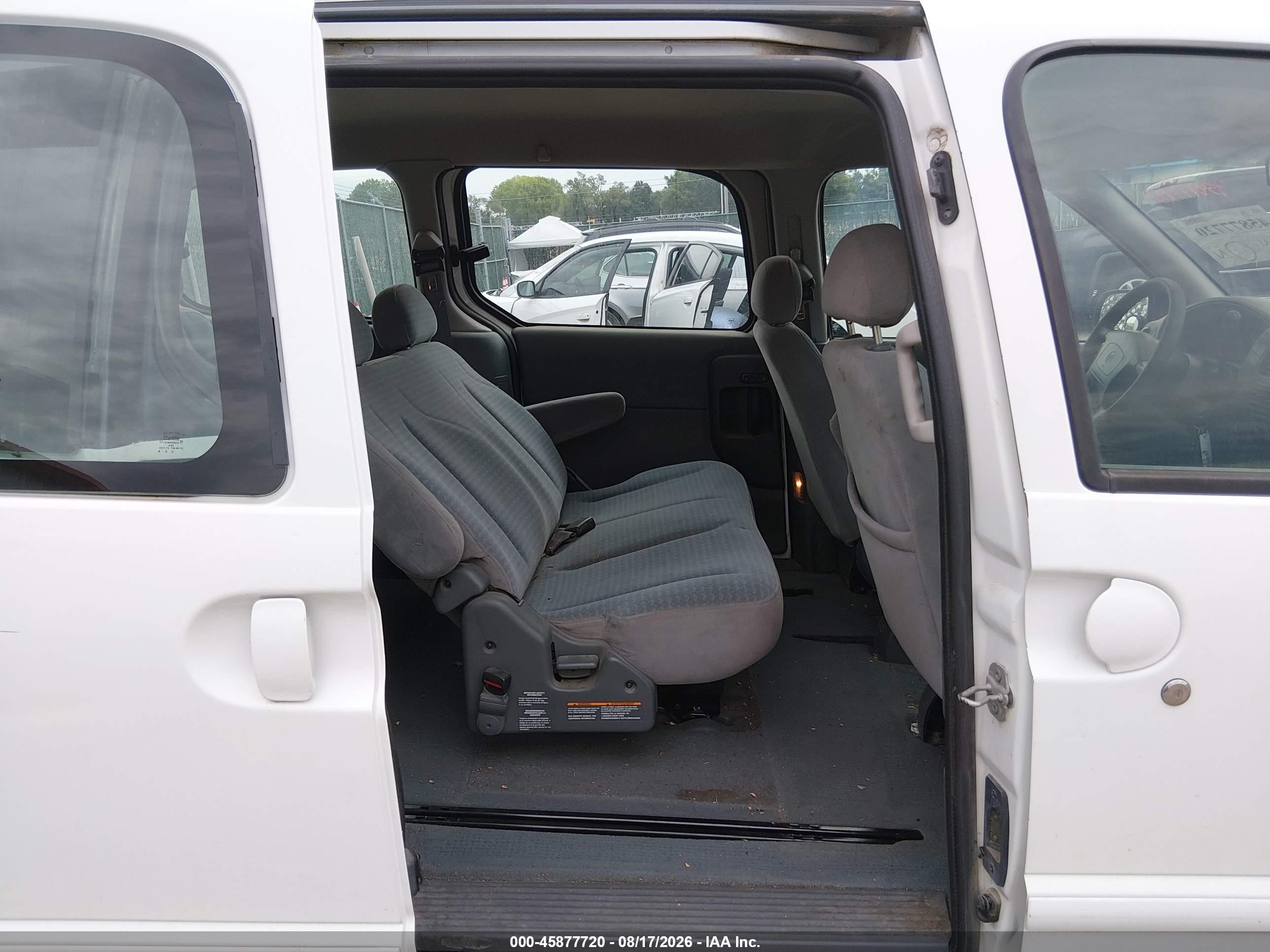 1999 Mercury Villager Estate/sport White vin: 4M2XV11T6XDJ03029