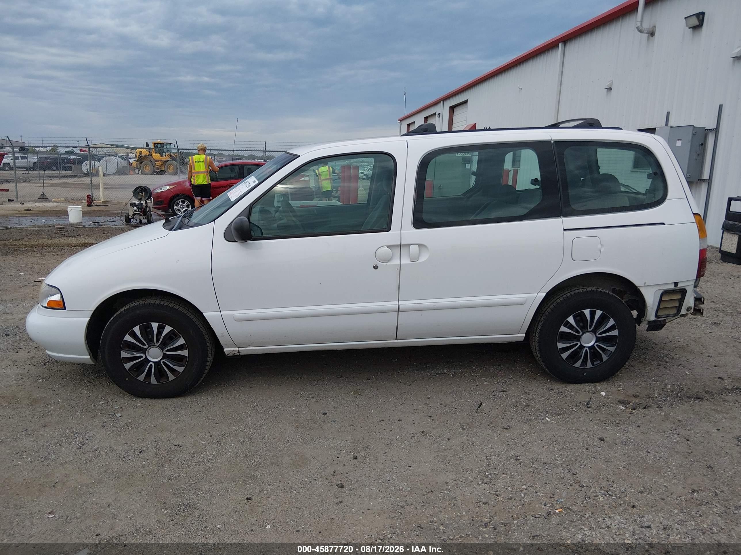 1999 Mercury Villager Estate/sport White vin: 4M2XV11T6XDJ03029