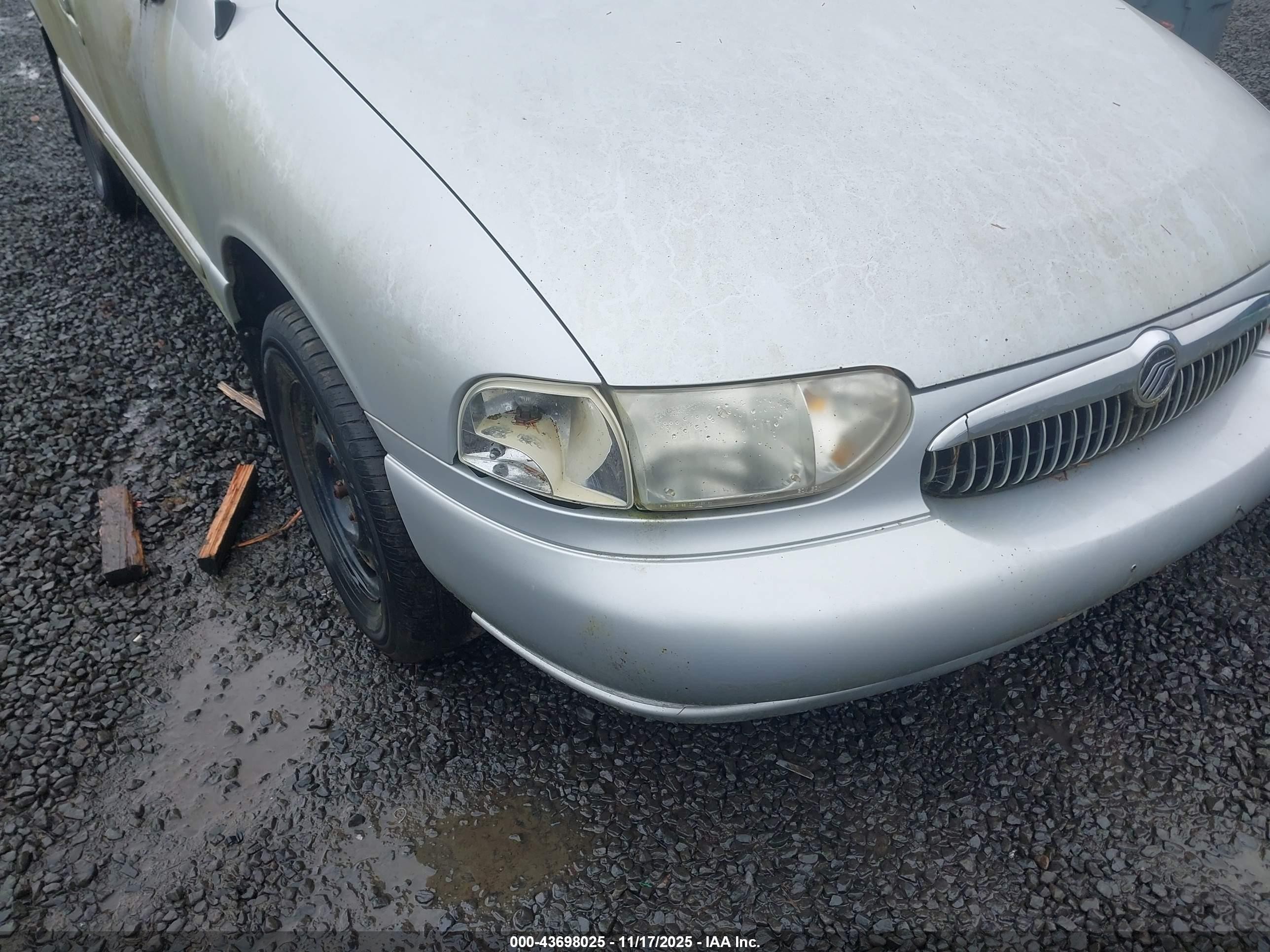 1999 Mercury Villager Estate/sport Silver vin: 4M2XV11T6XDJ33566