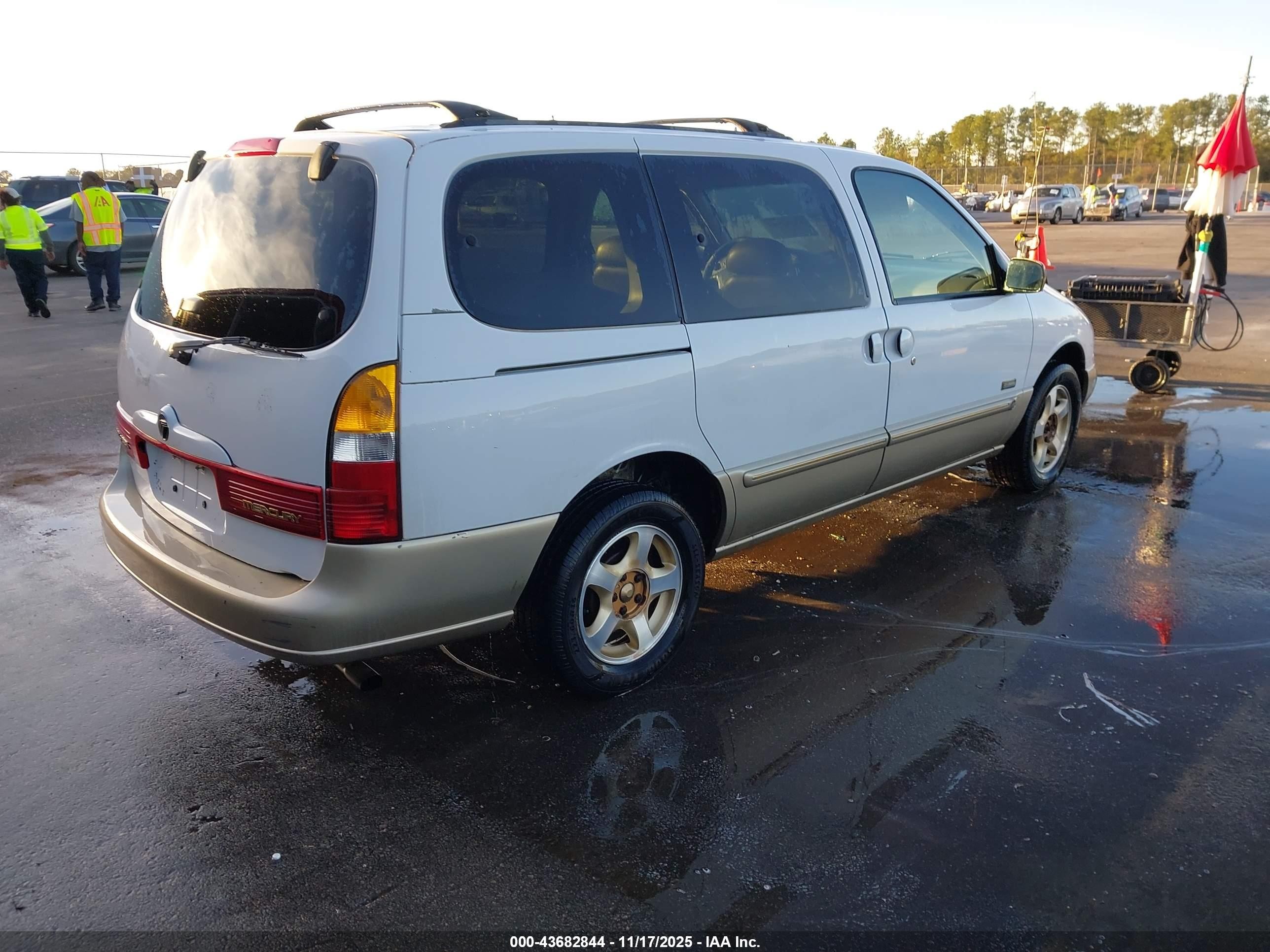 1999 Mercury Villager Estate/sport White vin: 4M2XV11T6XDJ47189