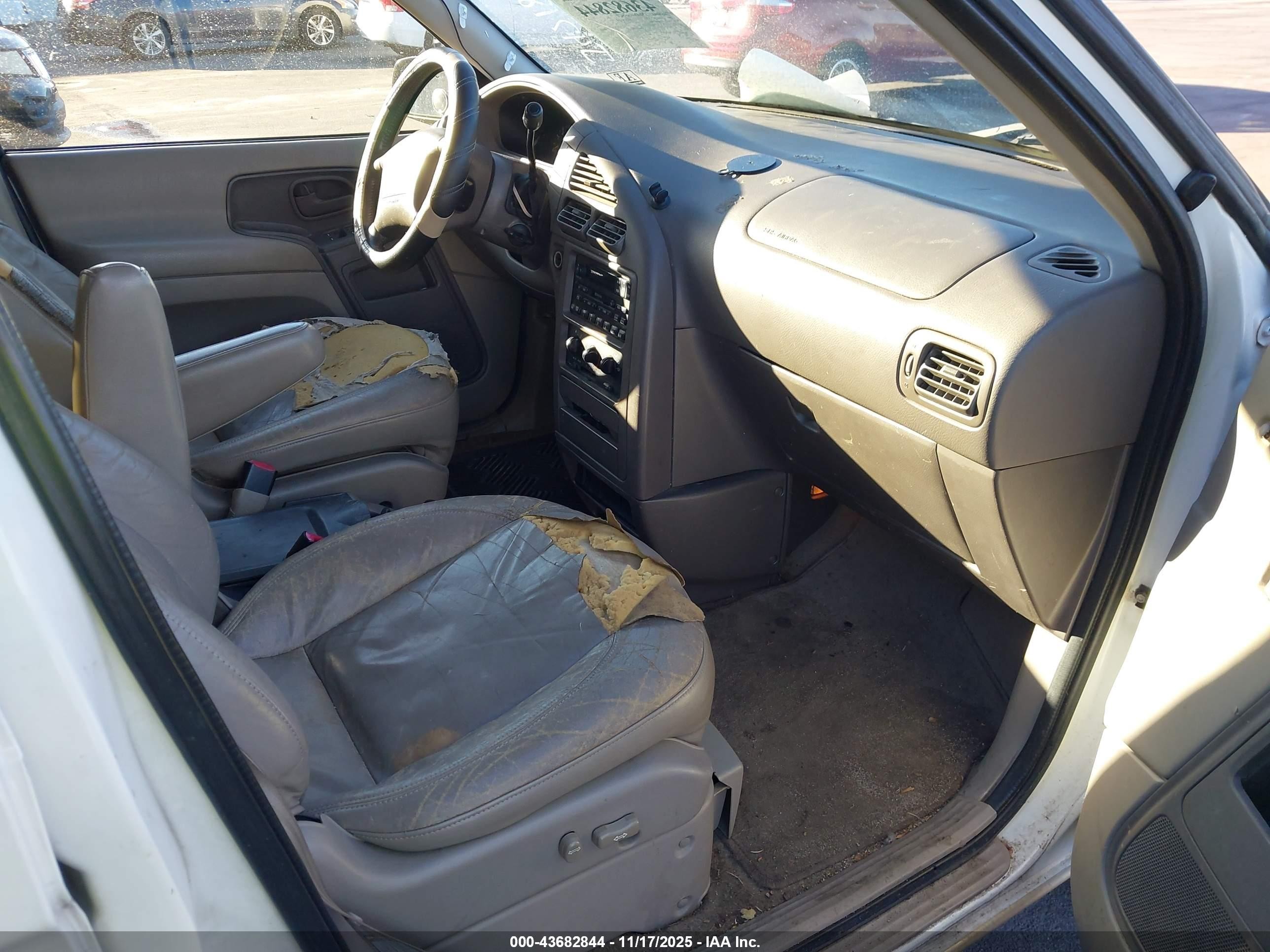 1999 Mercury Villager Estate/sport White vin: 4M2XV11T6XDJ47189