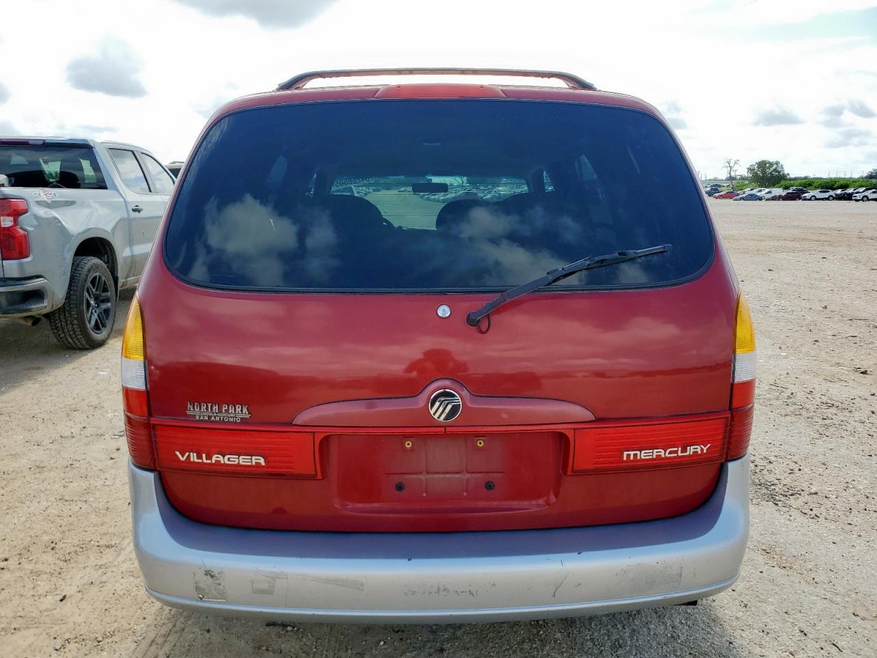 1999 Mercury Villager Red vin: 4M2XV11T7XDJ32653