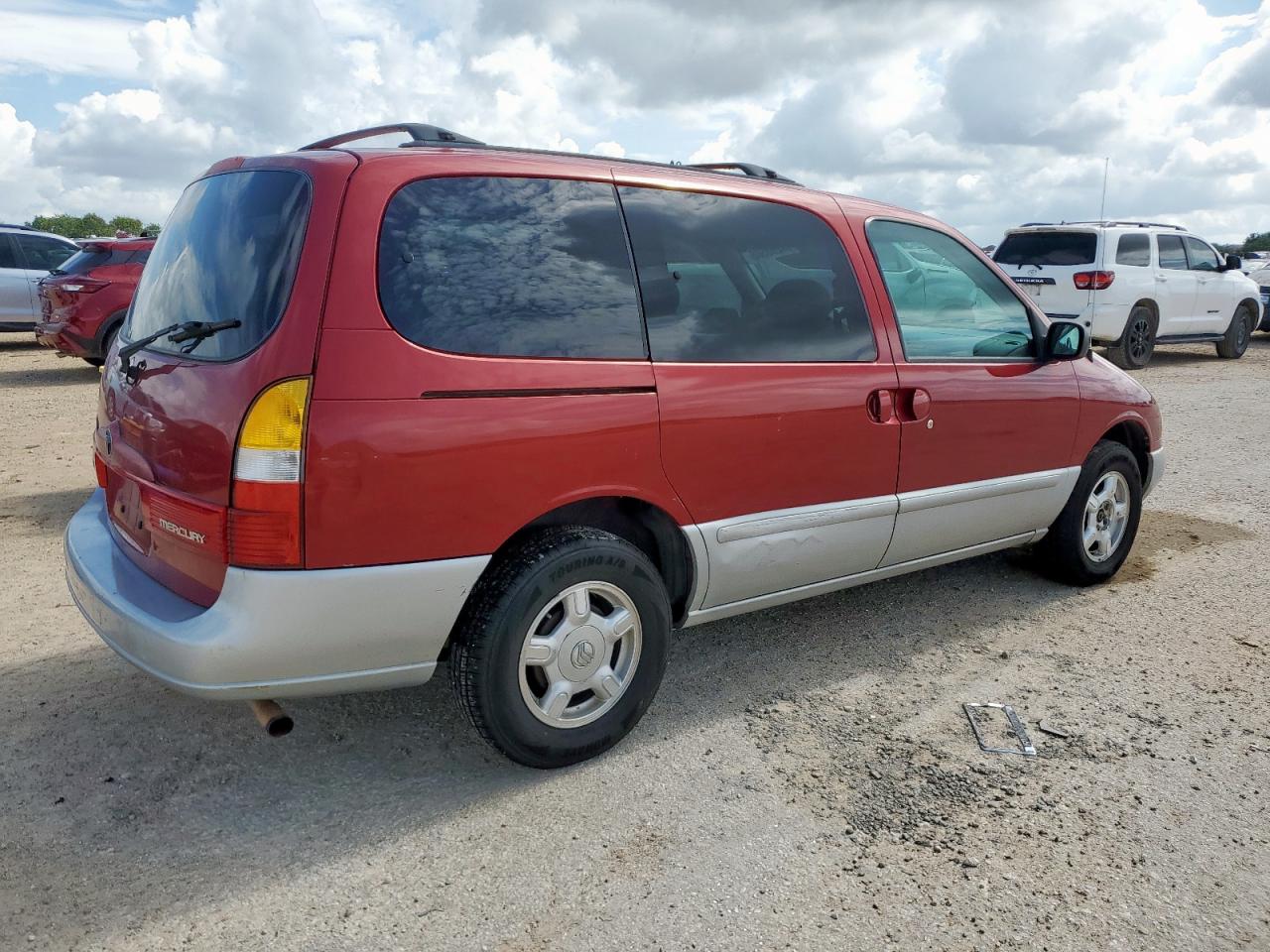 1999 Mercury Villager Red vin: 4M2XV11T7XDJ32653