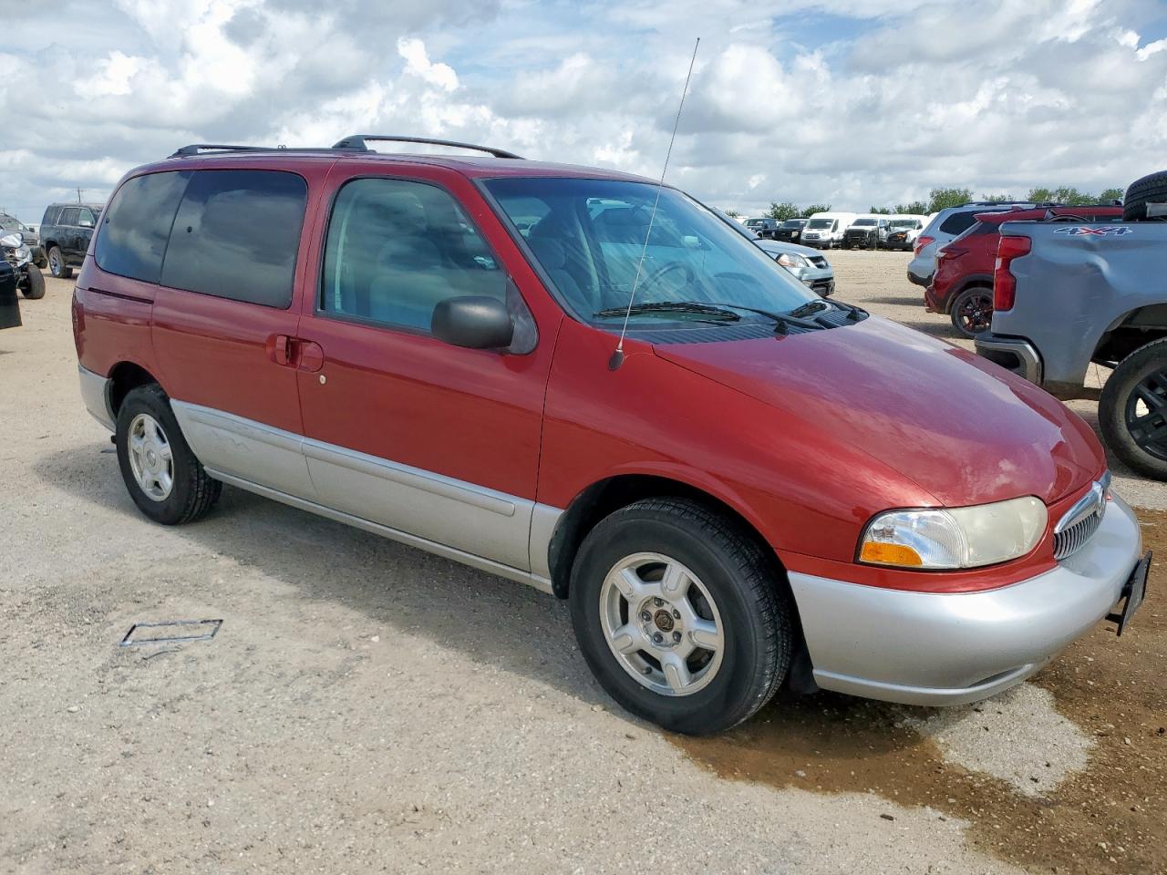 1999 Mercury Villager Red vin: 4M2XV11T7XDJ32653