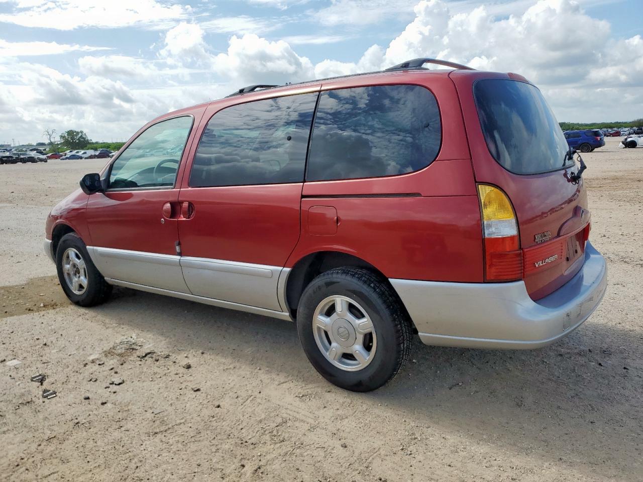 1999 Mercury Villager Red vin: 4M2XV11T7XDJ32653