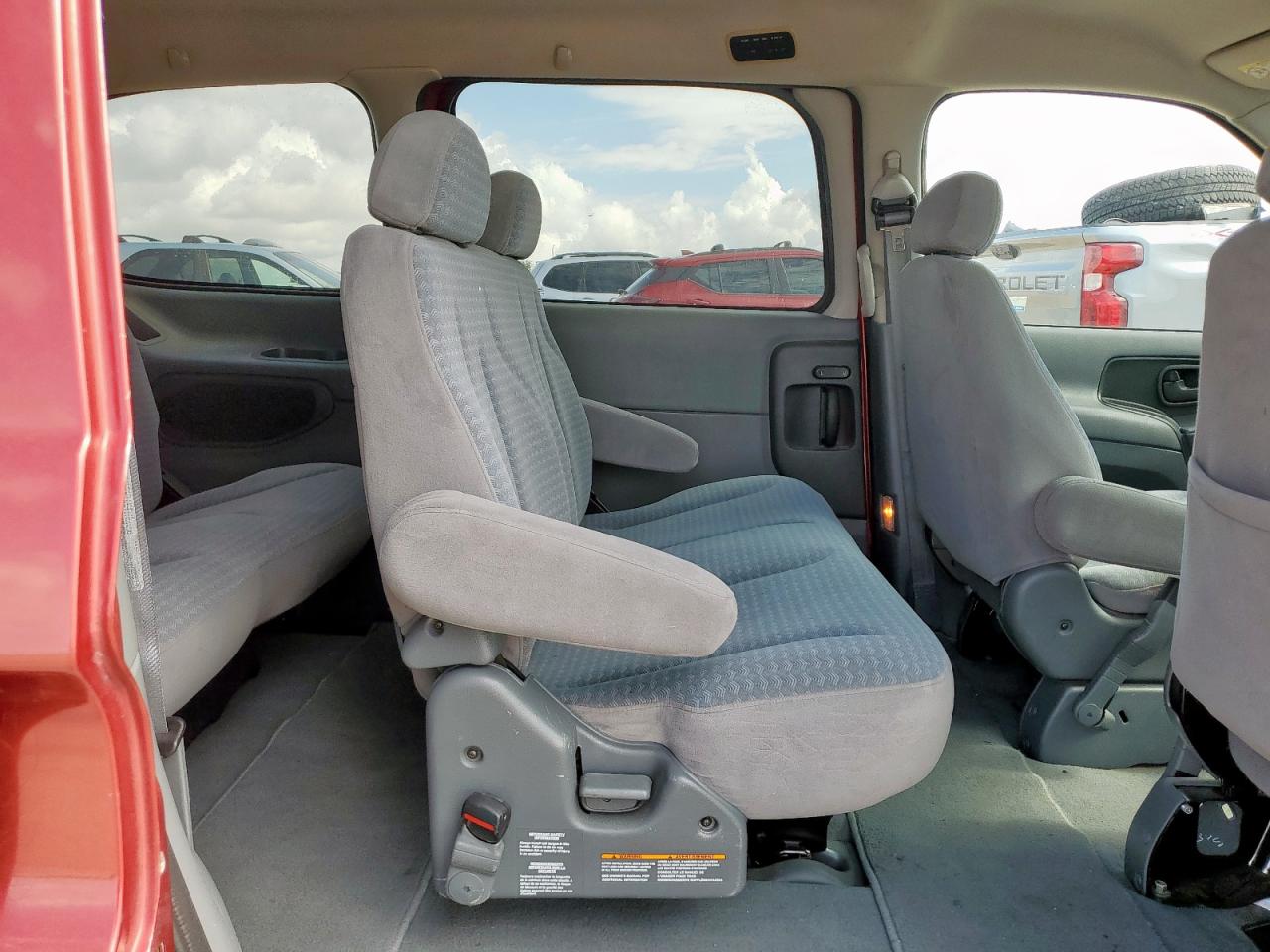 1999 Mercury Villager Red vin: 4M2XV11T7XDJ32653