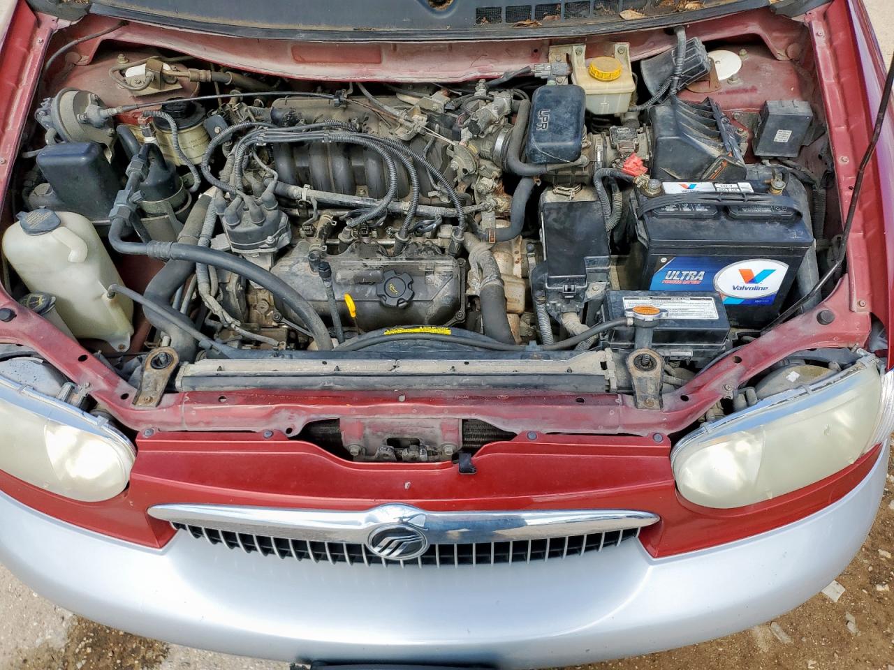 1999 Mercury Villager Red vin: 4M2XV11T7XDJ32653