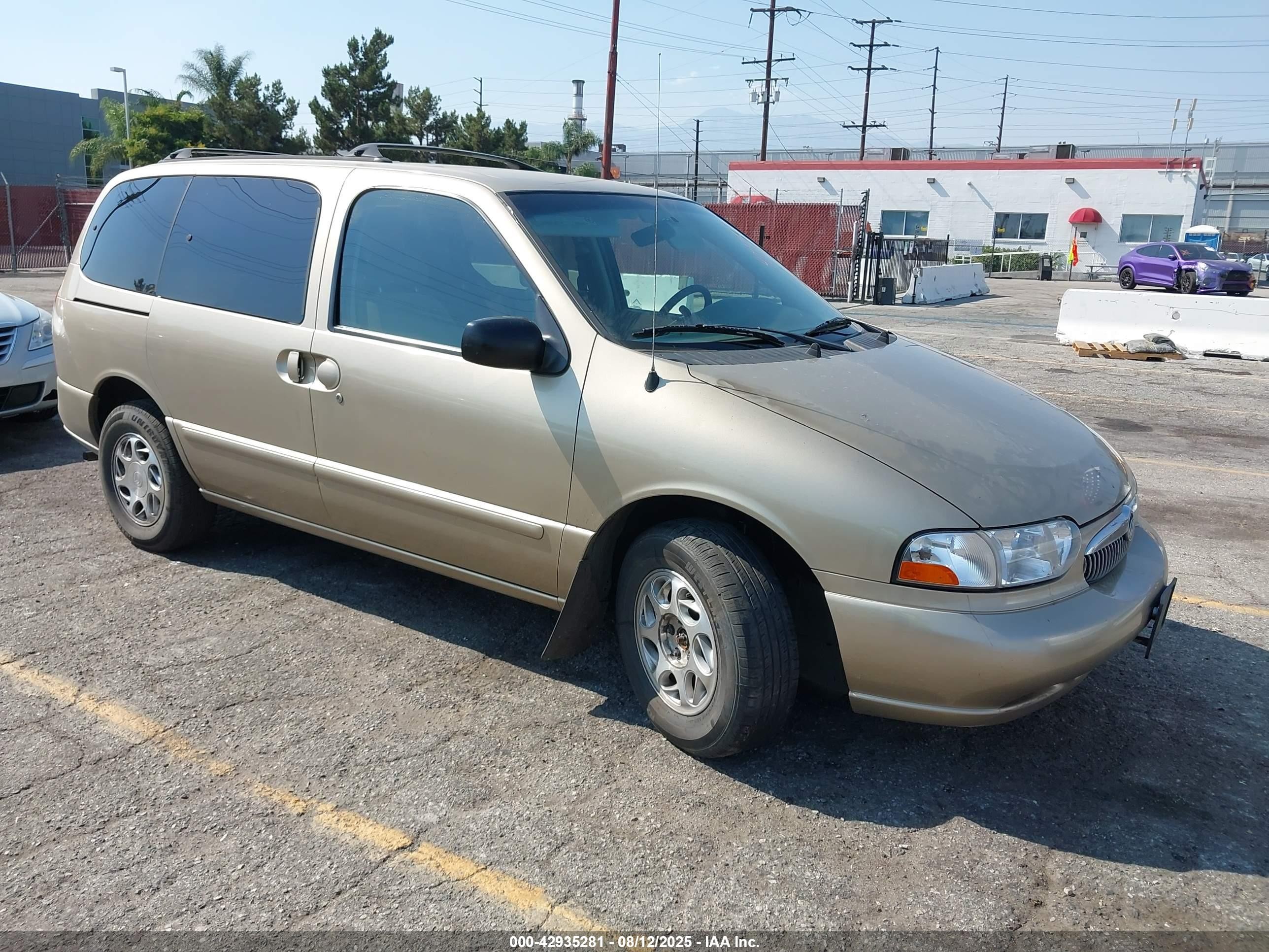 1999 Mercury Villager Estate/sport Brown vin: 4M2XV11TXXDJ10565