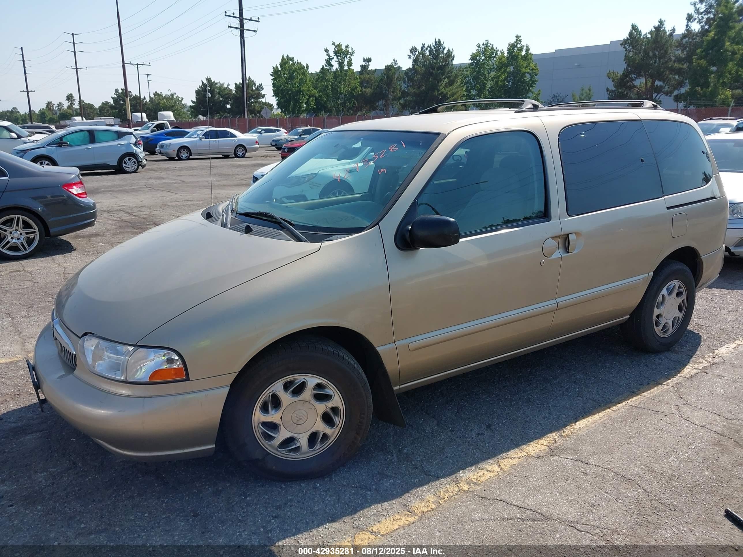 1999 Mercury Villager Estate/sport Коричневый vin: 4M2XV11TXXDJ10565