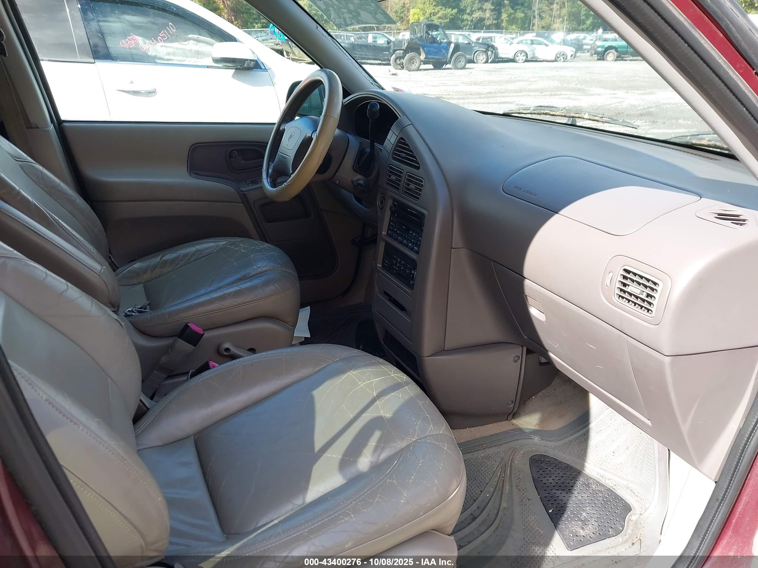 1999 Mercury Villager Estate/sport Maroon vin: 4M2XV11TXXDJ28239