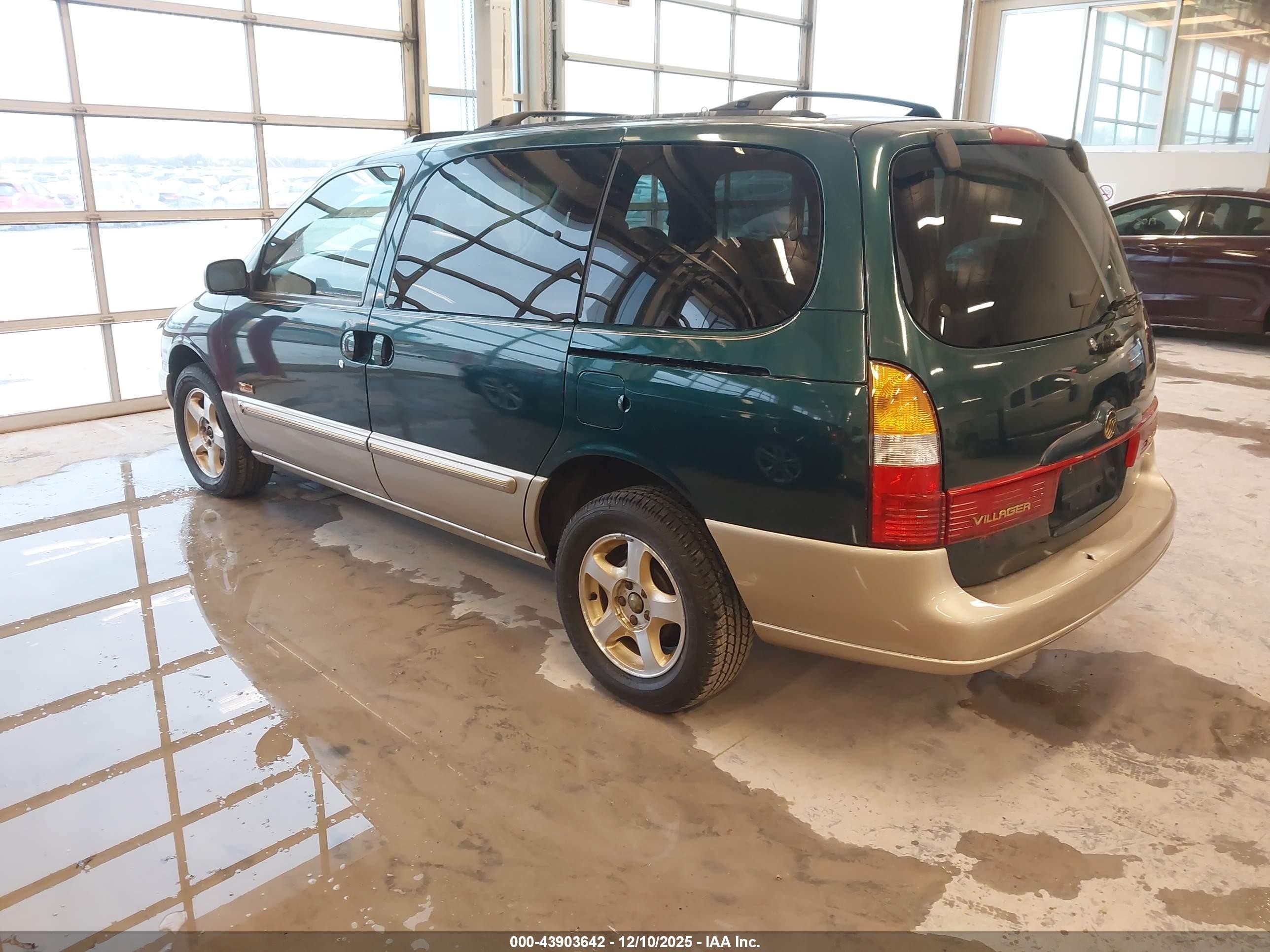 1999 Mercury Villager Estate/sport Green vin: 4M2XV11TXXDJ47597