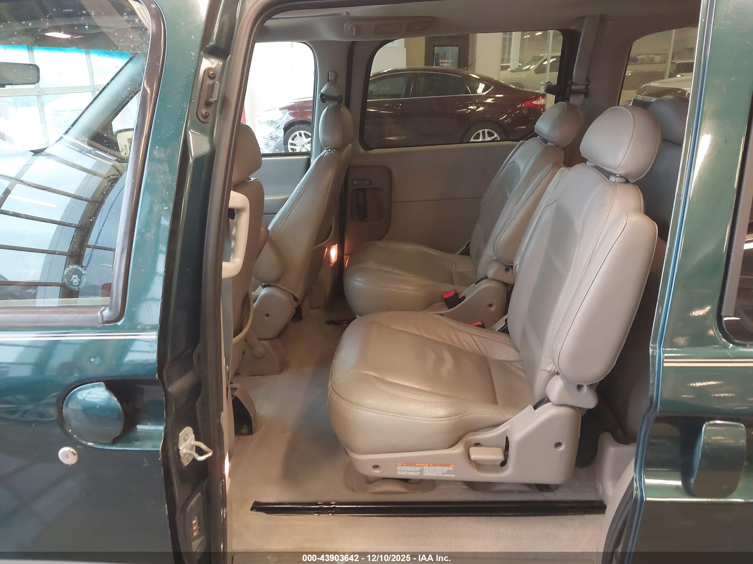 1999 Mercury Villager Estate/sport Green vin: 4M2XV11TXXDJ47597