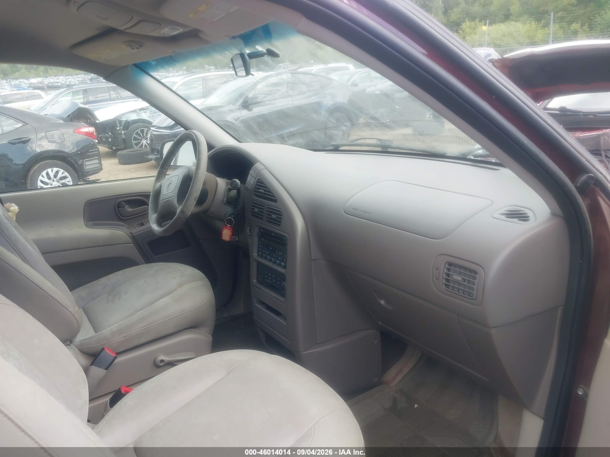 2000 Mercury Villager Estate Burgundy vin: 4M2XV14TXYDJ31316