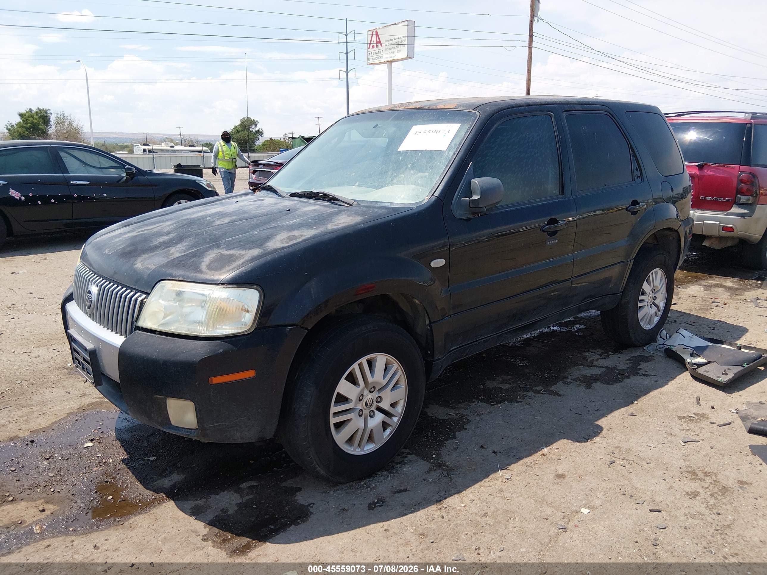2006 Mercury Mariner Luxury/premier Black vin: 4M2YU56106KJ19646