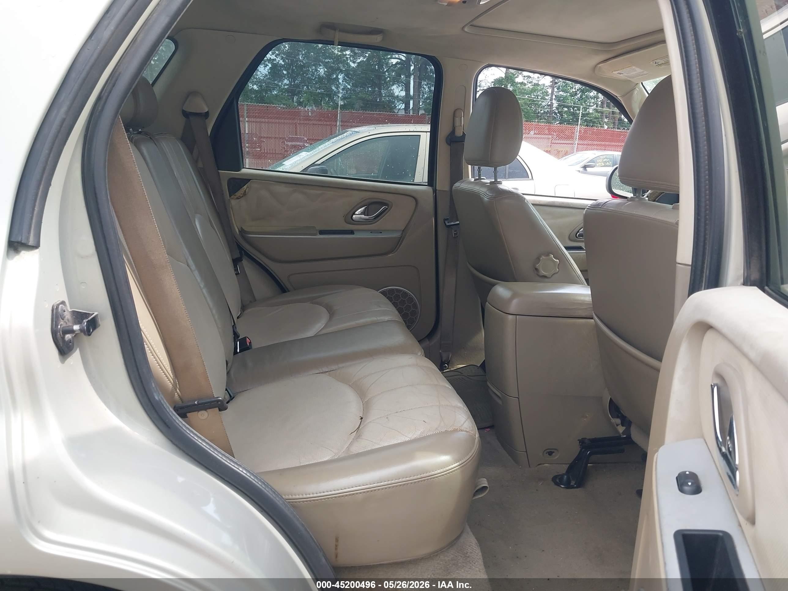 2006 Mercury Mariner Luxury/premier Cream vin: 4M2YU56156DJ09537