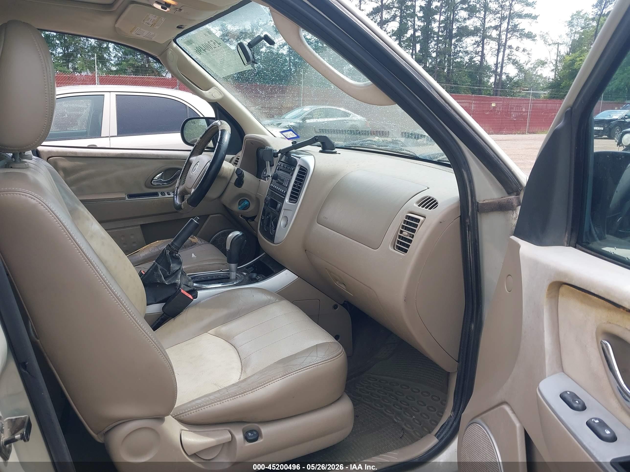 2006 Mercury Mariner Luxury/premier Cream vin: 4M2YU56156DJ09537
