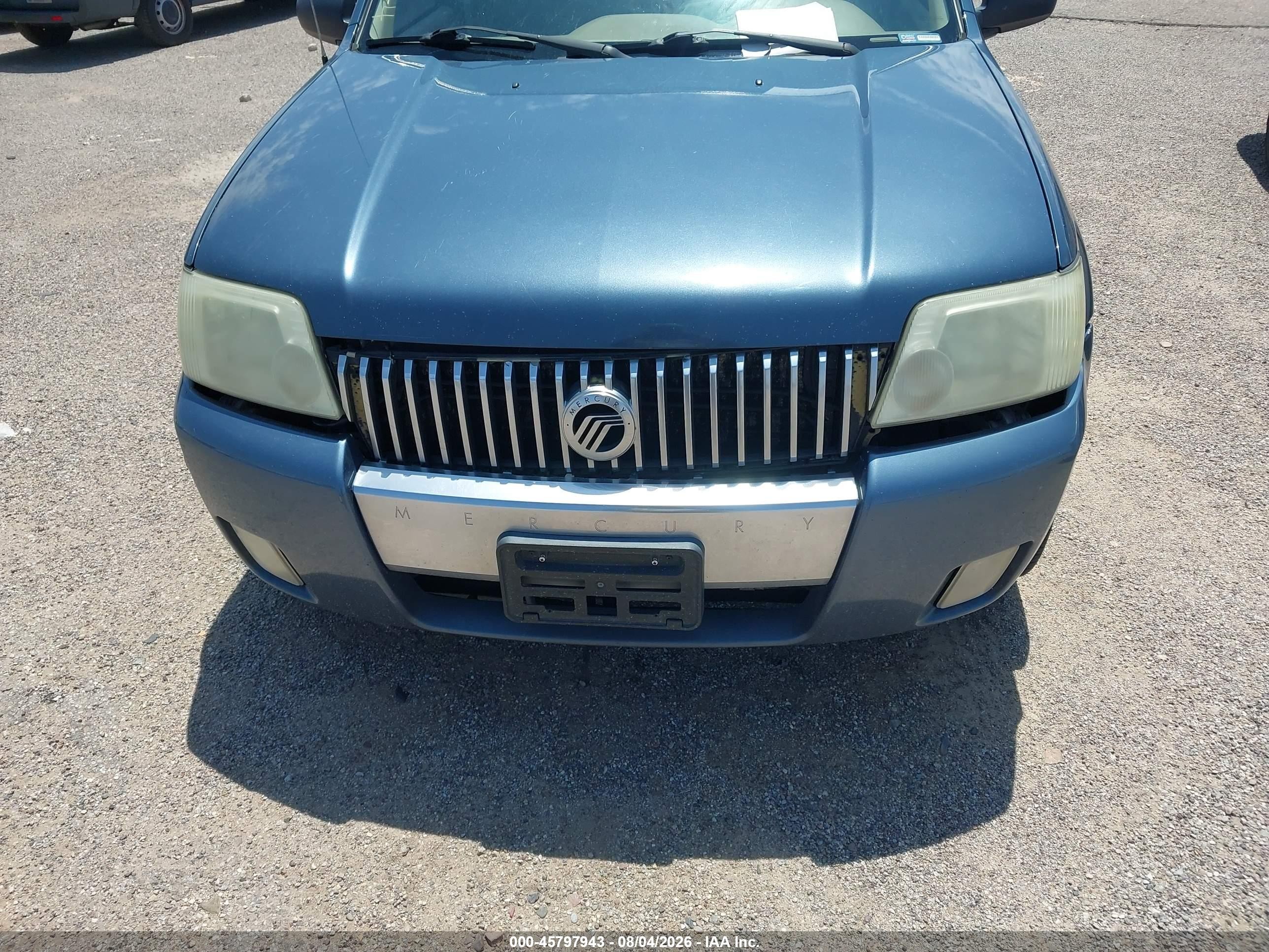 2005 Mercury Mariner Luxury/premier Blue vin: 4M2YU56175DJ10462