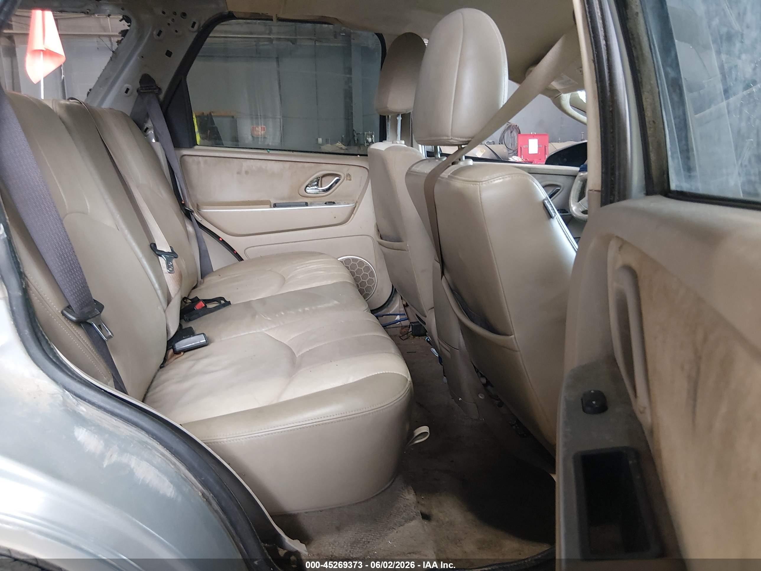 2005 Mercury Mariner Luxury/premier Turquoise vin: 4M2YU56185DJ14987