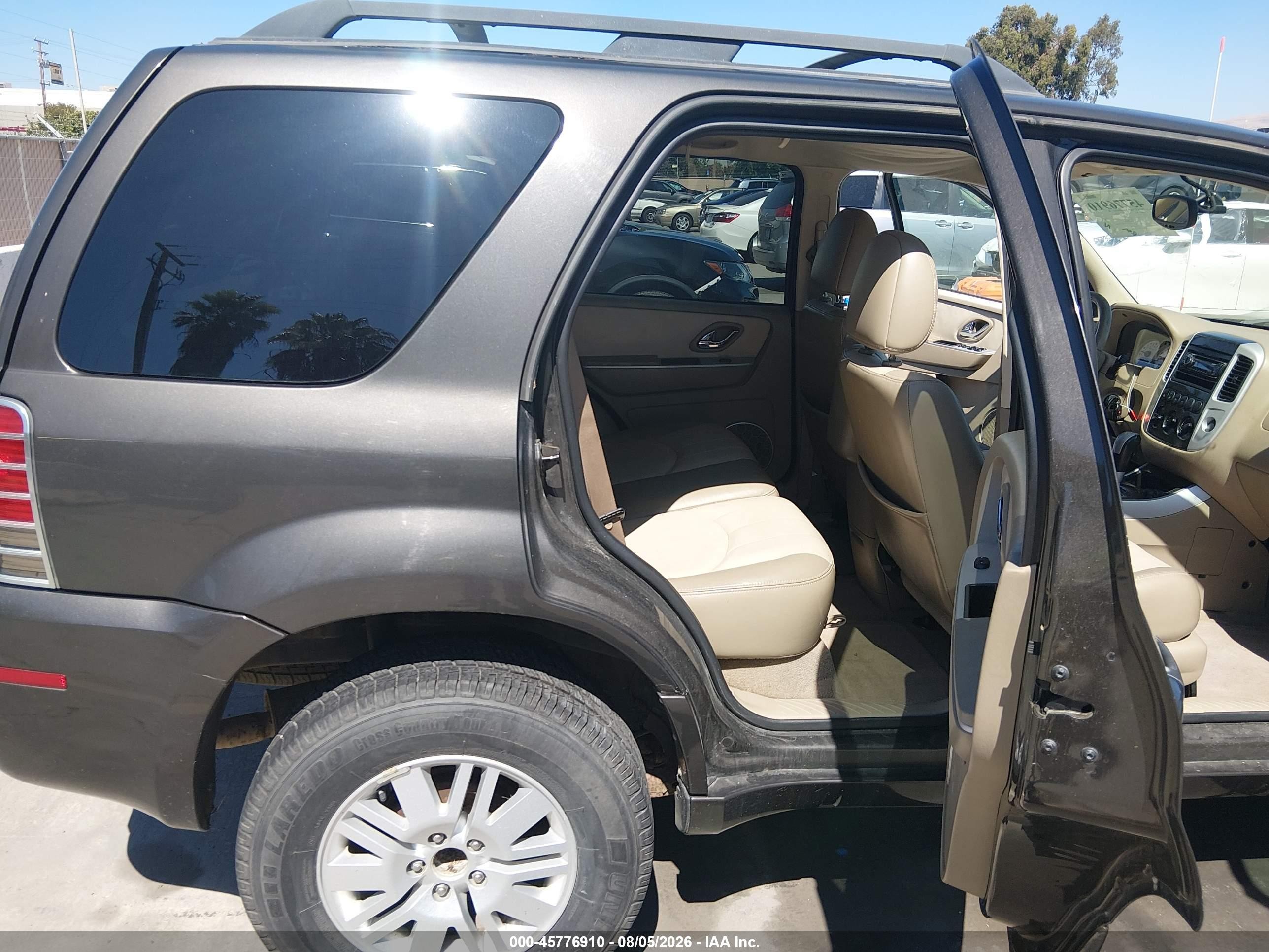 2006 Mercury Mariner Luxury/premier Gray vin: 4M2YU56186DJ02839