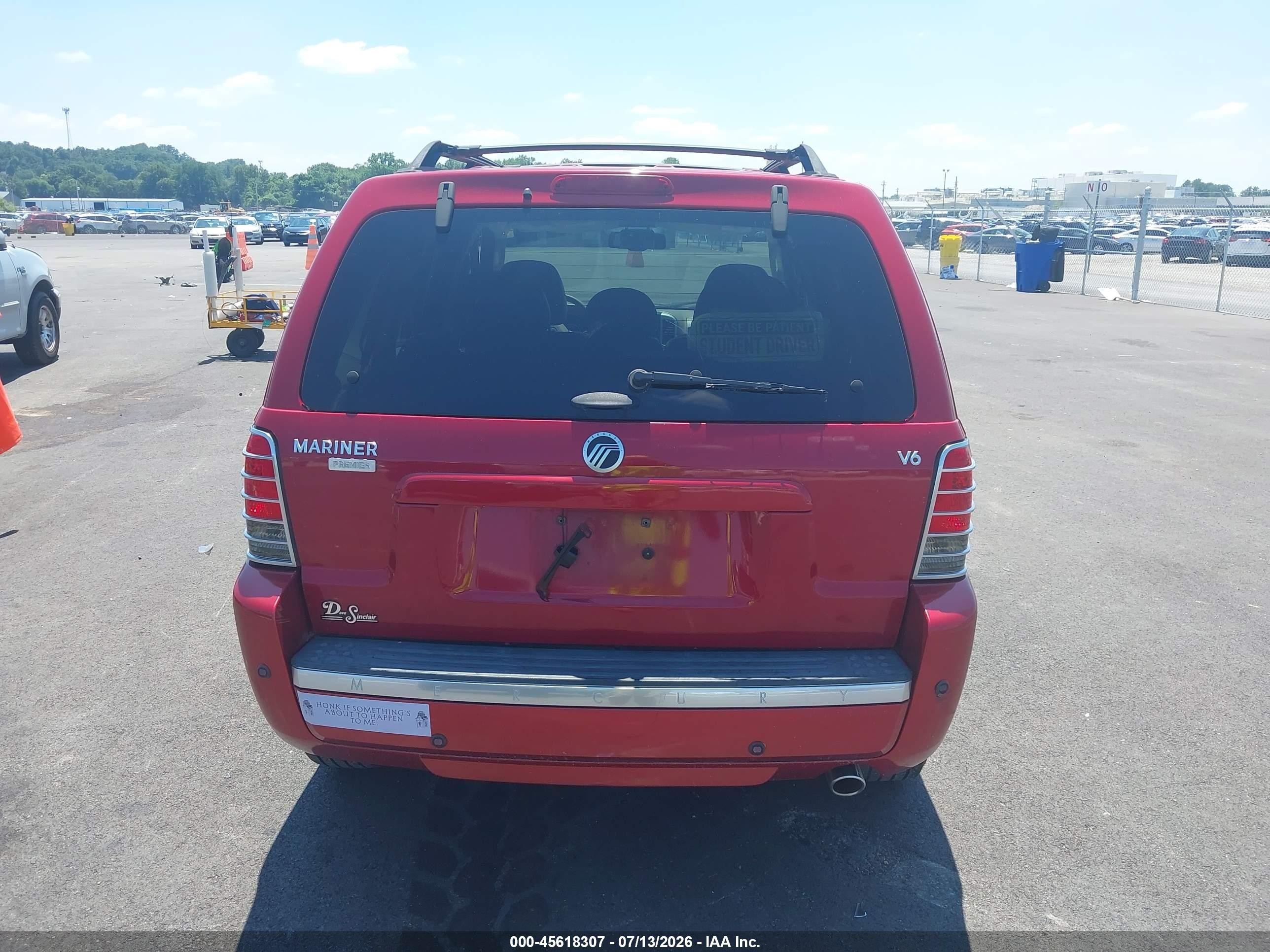2006 Mercury Mariner Luxury/premier Red vin: 4M2YU56186KJ03615