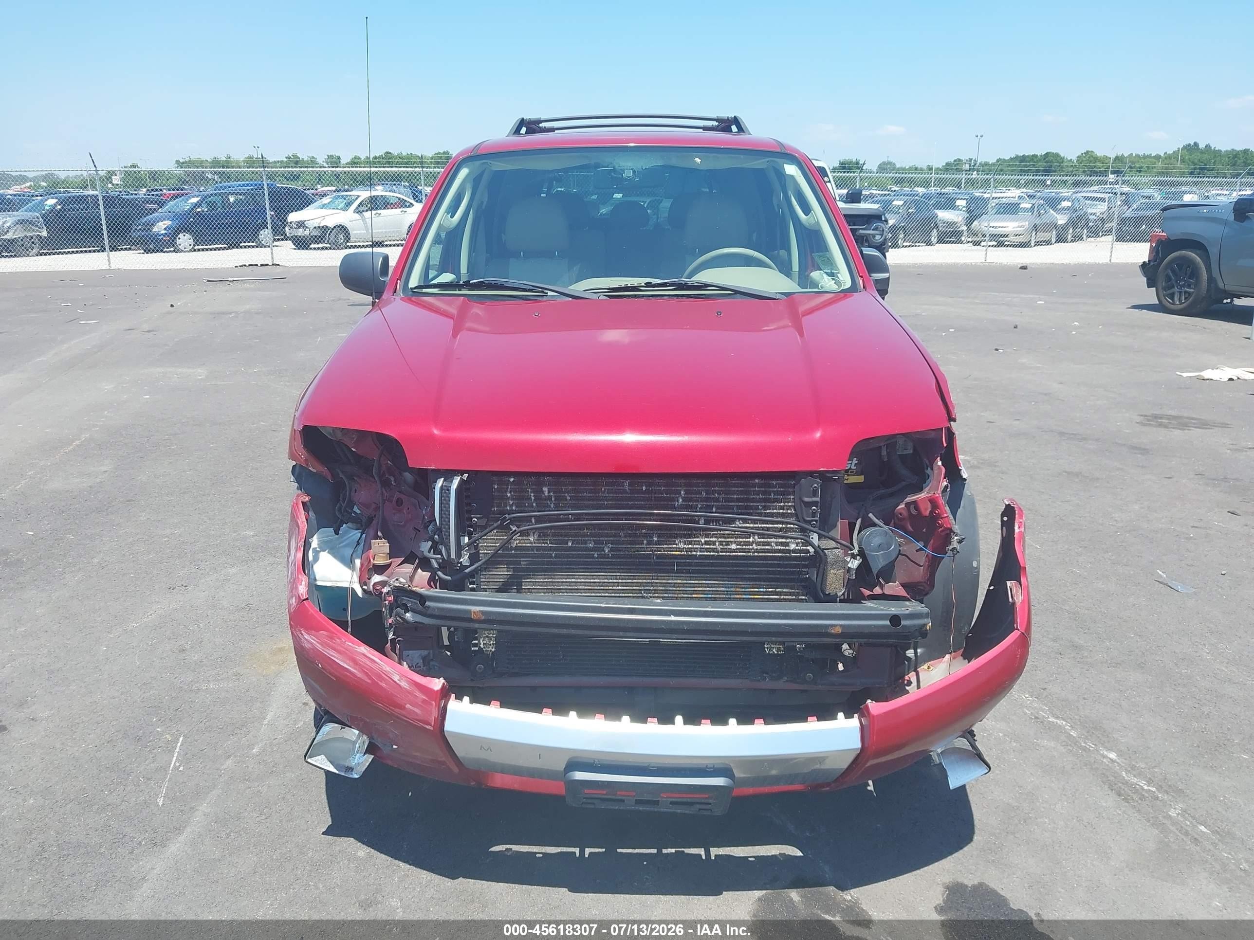 2006 Mercury Mariner Luxury/premier Red vin: 4M2YU56186KJ03615