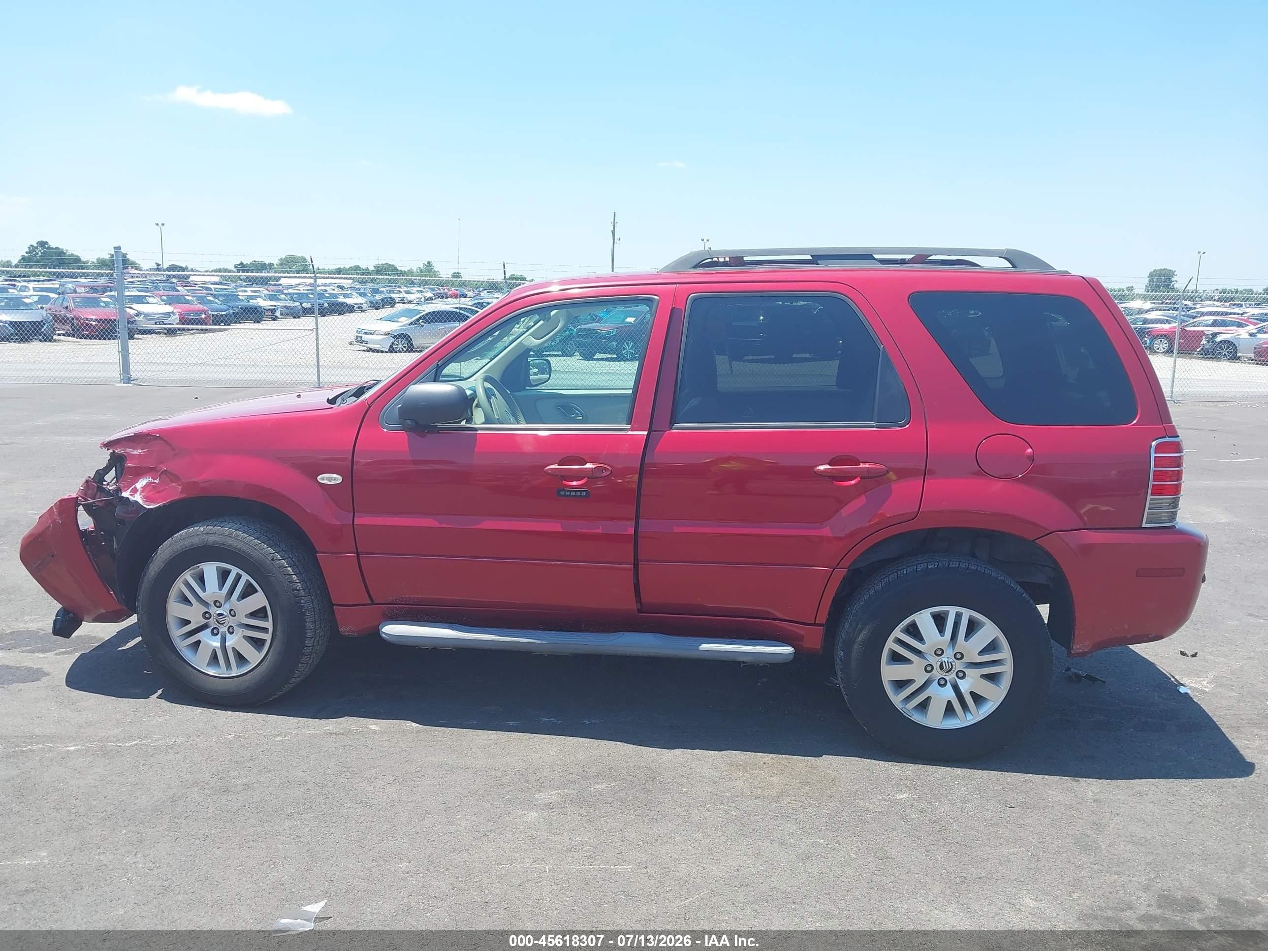 2006 Mercury Mariner Luxury/premier Red vin: 4M2YU56186KJ03615
