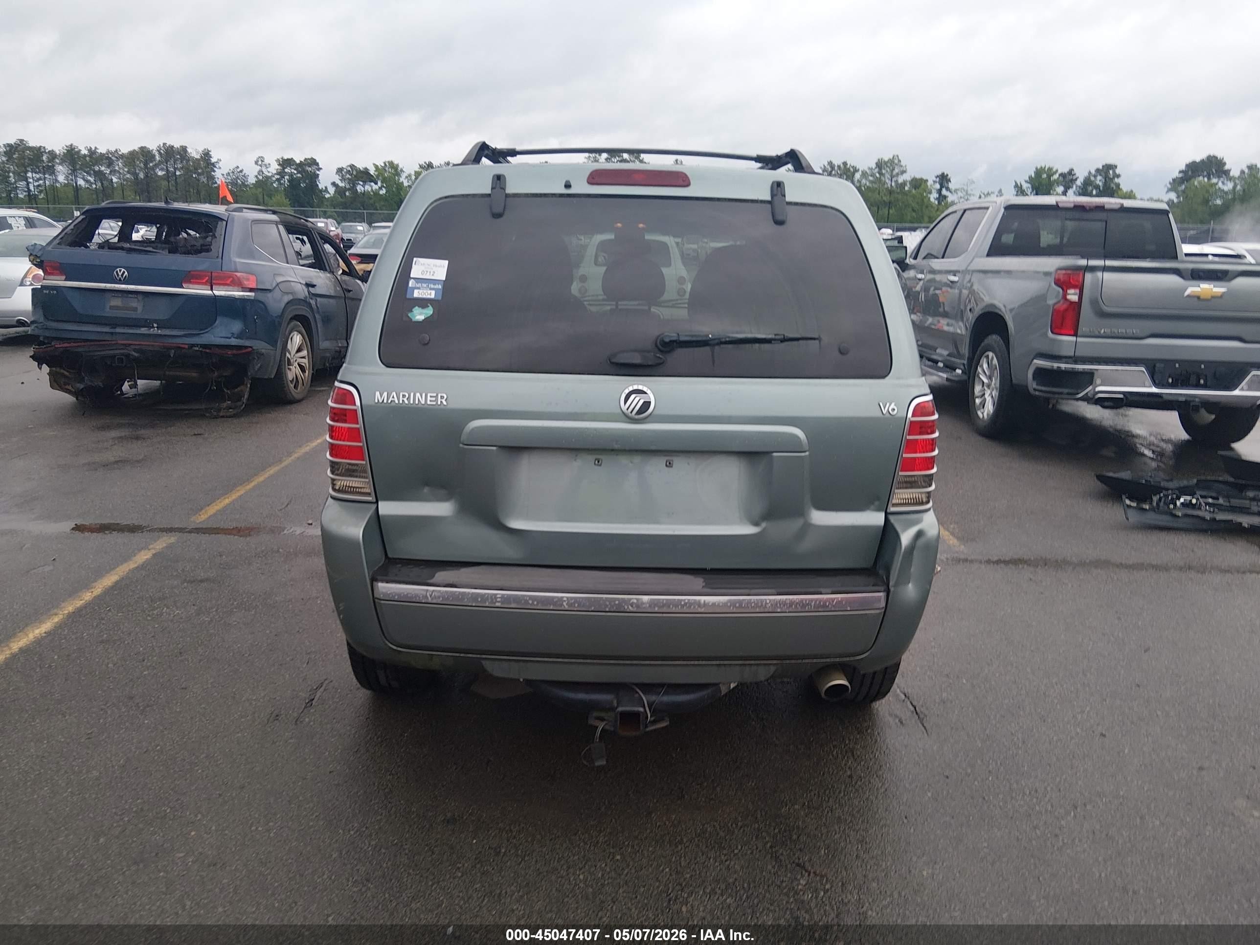 2006 Mercury Mariner Luxury/premier Blue vin: 4M2YU56196DJ09959