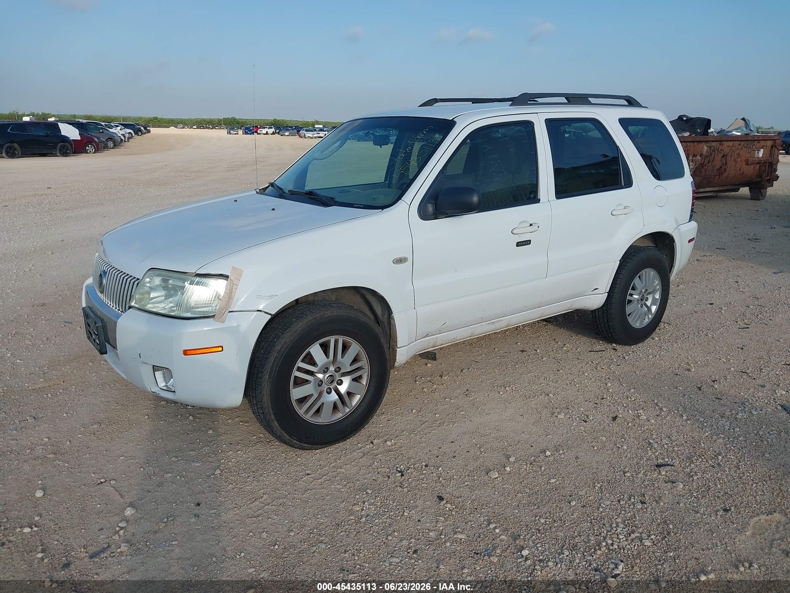 2005 Mercury Mariner Convenience White vin: 4M2YU56Z25DJ27191
