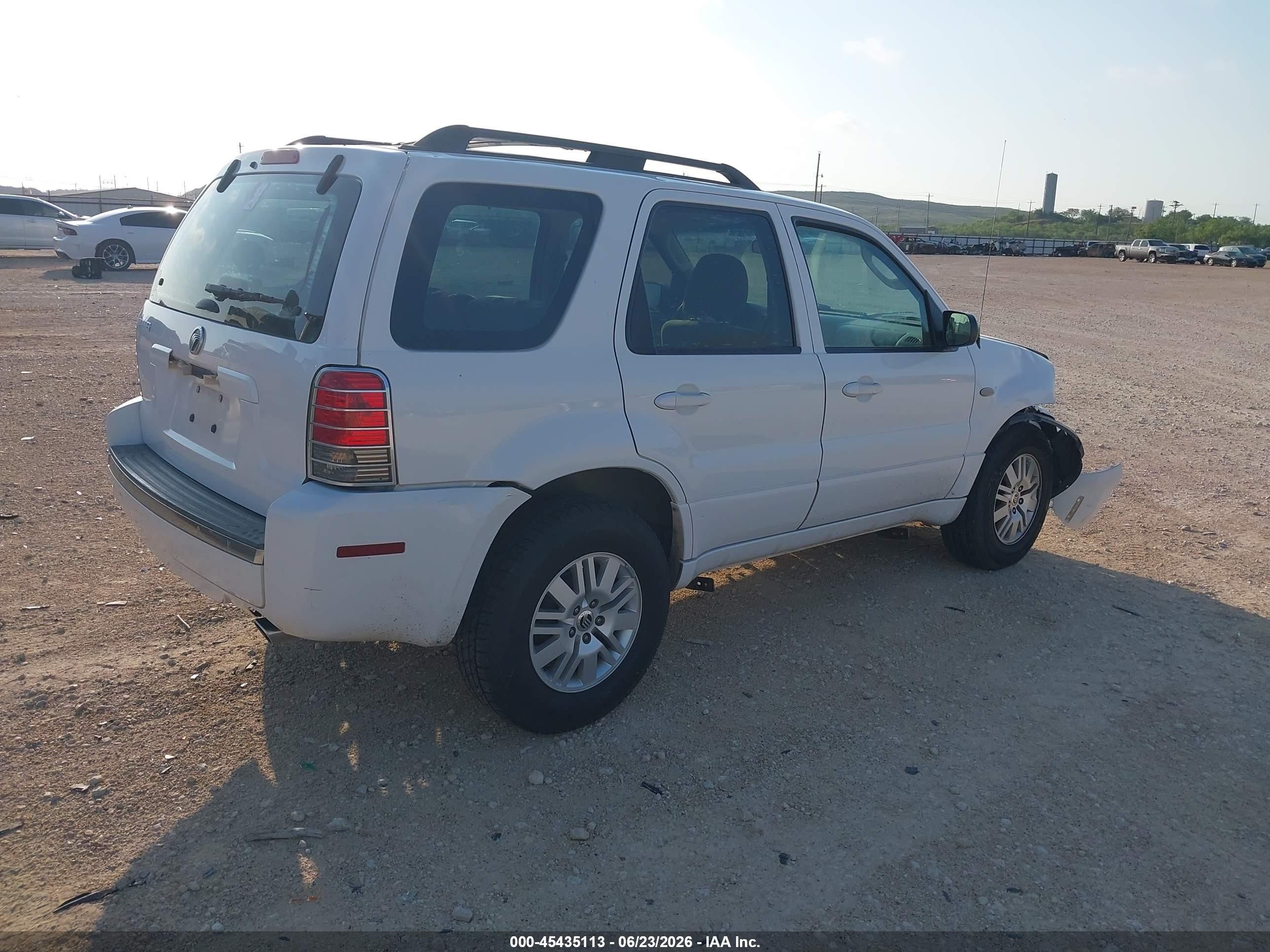 2005 Mercury Mariner Convenience White vin: 4M2YU56Z25DJ27191