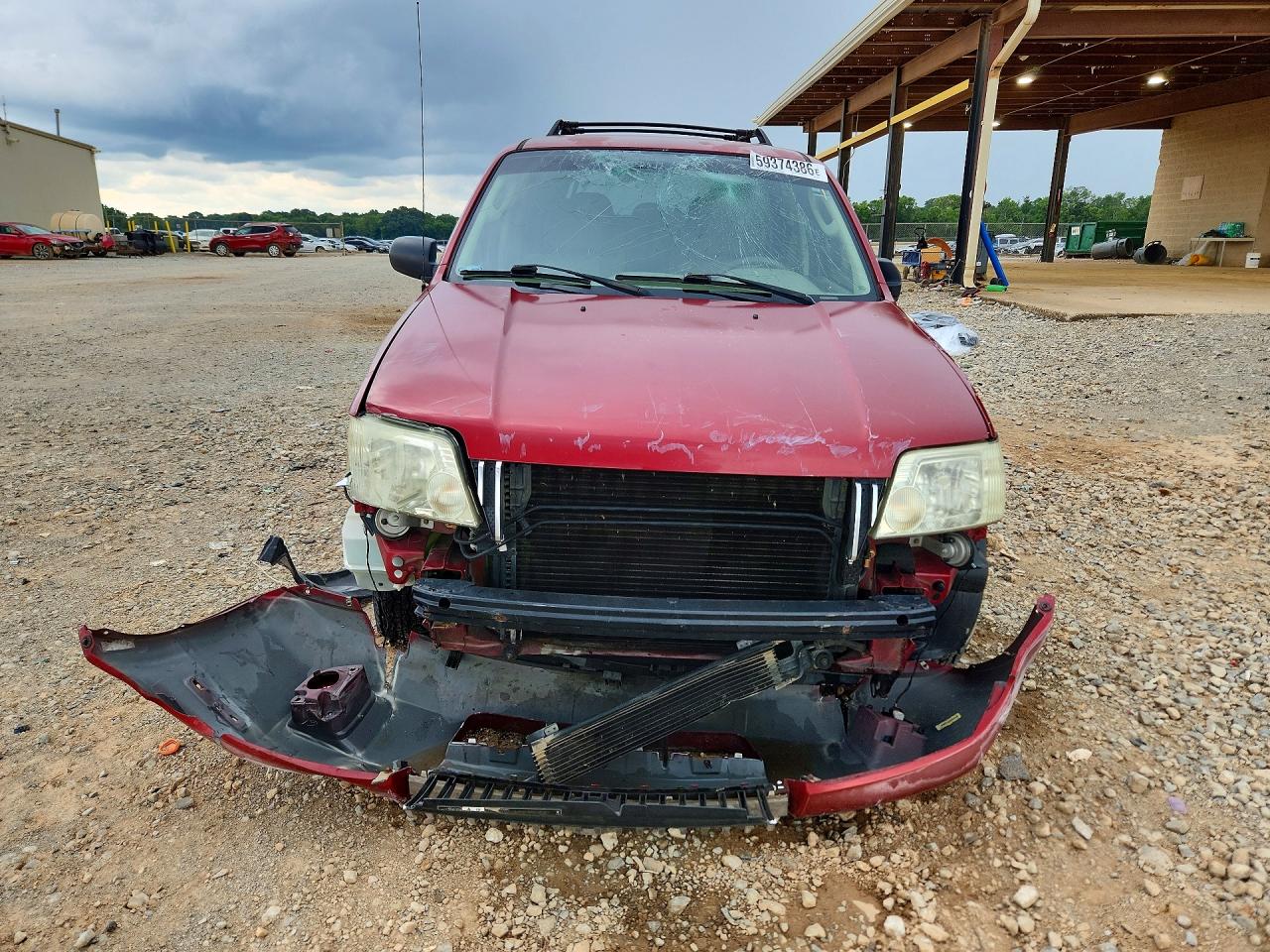 2005 Mercury Mariner Burgundy vin: 4M2YU56Z35DJ03207