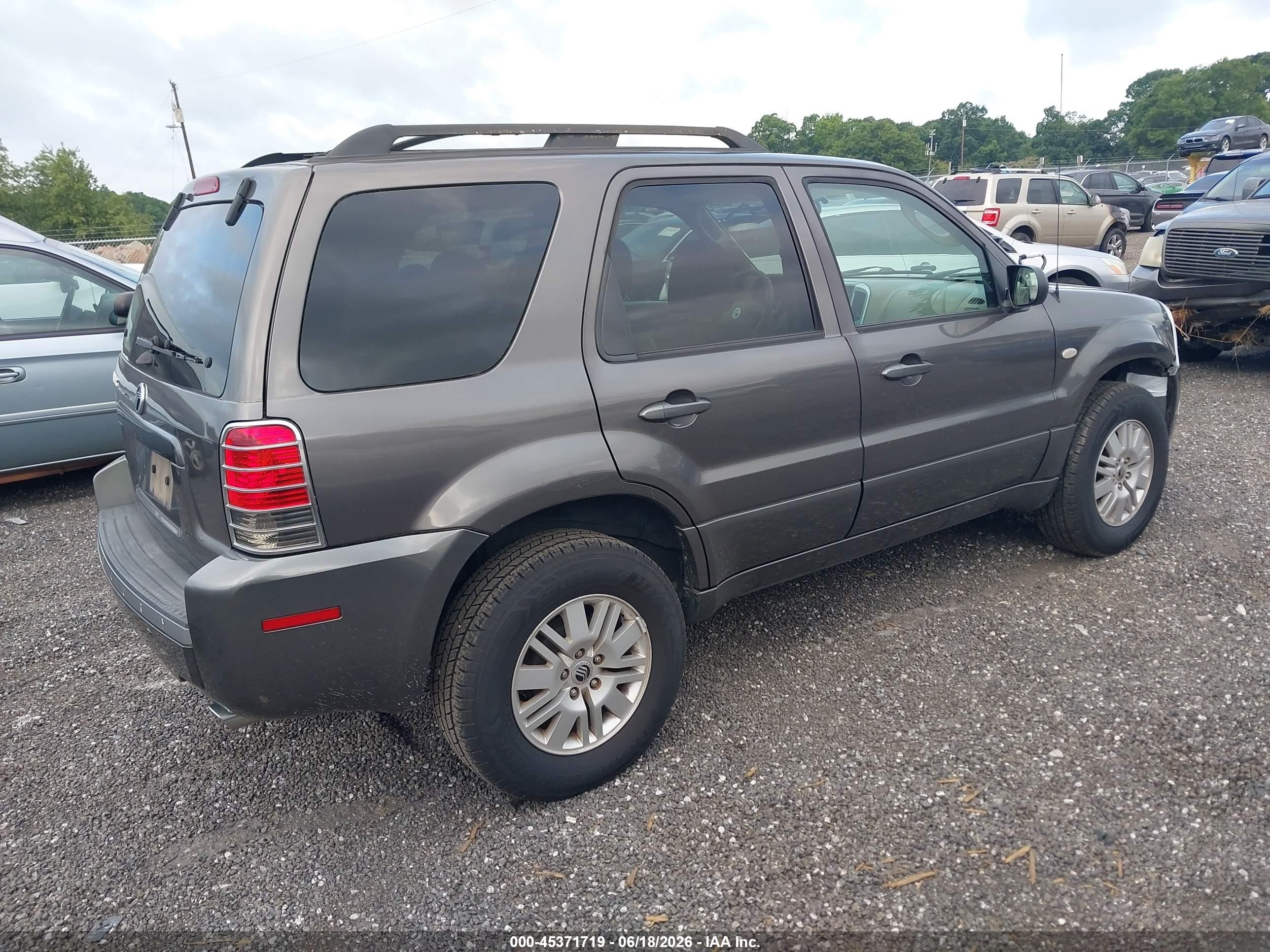2006 Mercury Mariner Convenience Gray vin: 4M2YU56Z96KJ12197