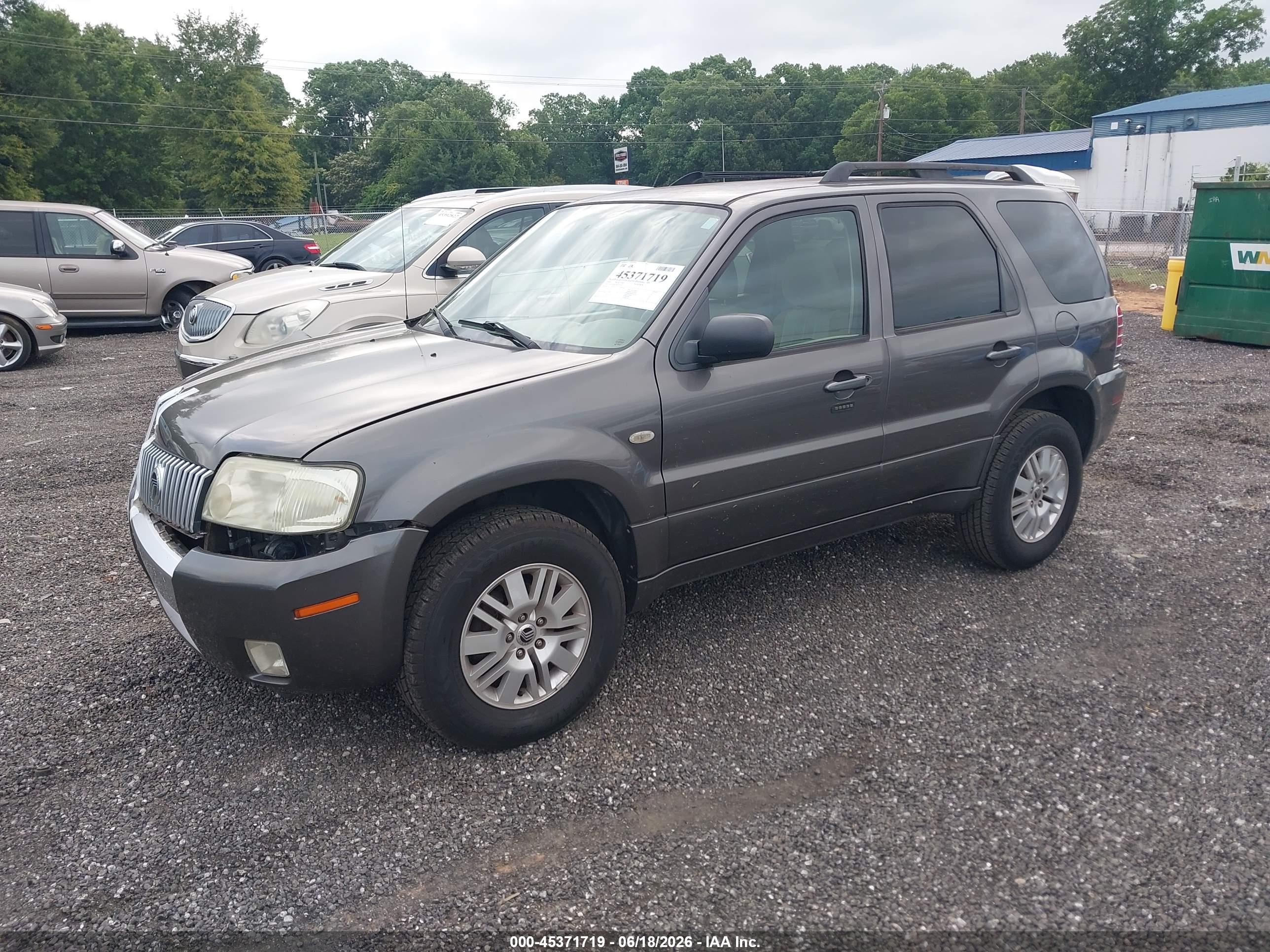 2006 Mercury Mariner Convenience Gray vin: 4M2YU56Z96KJ12197