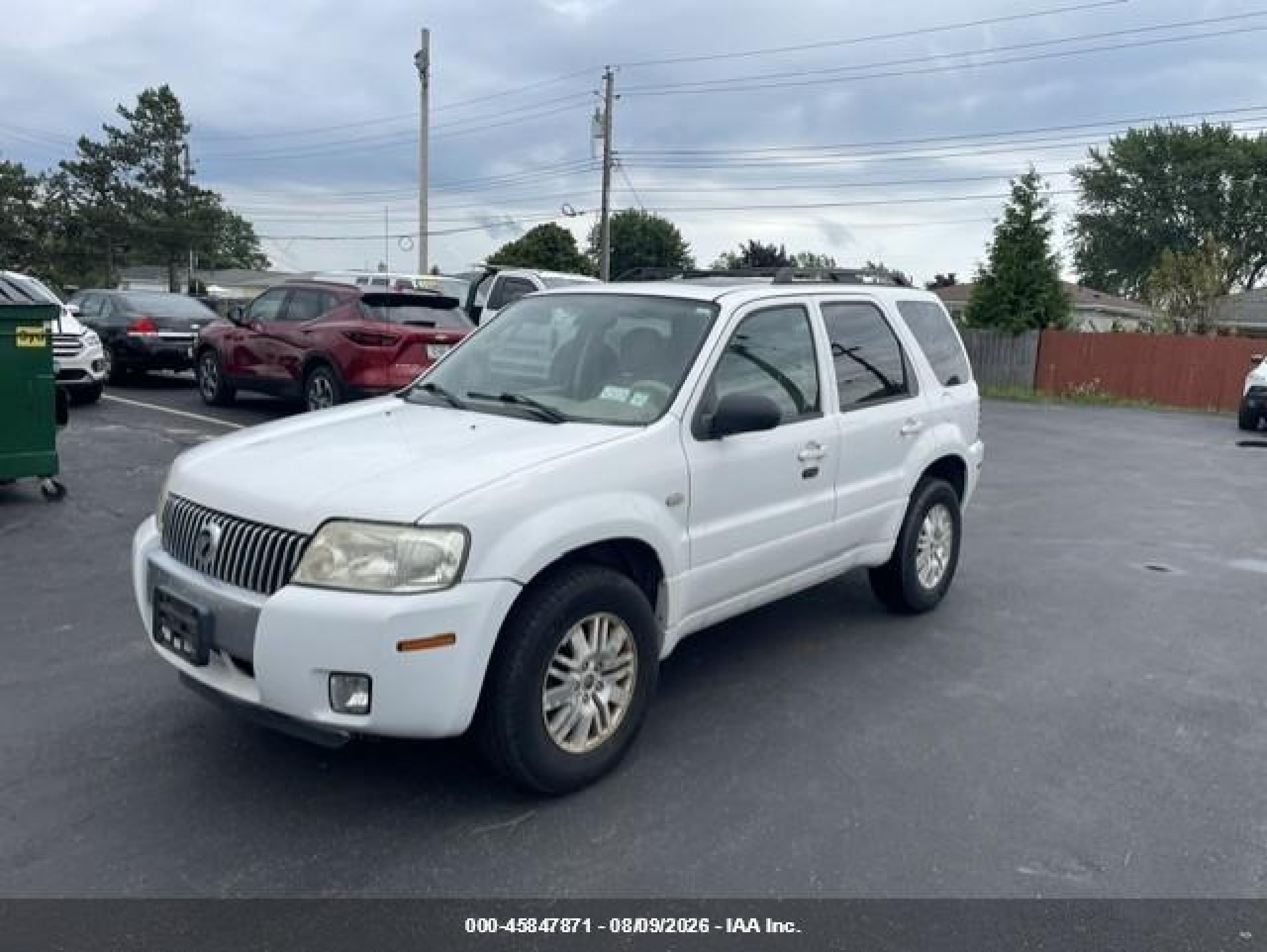 2005 Mercury Mariner   White vin: 4M2YU57105DJ14366