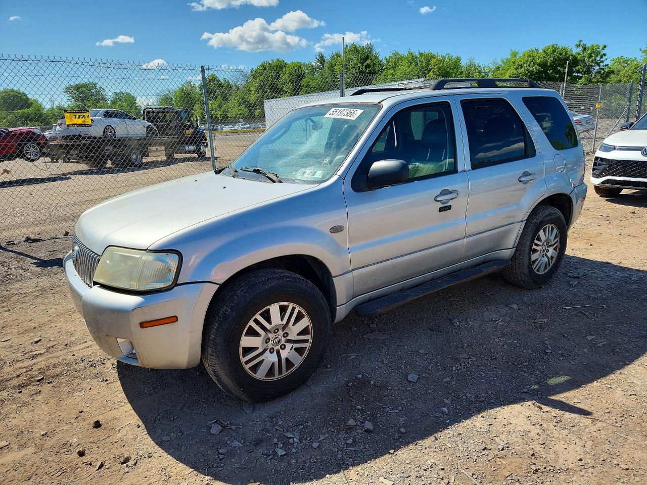 2005 Mercury Mariner Silver vin: 4M2YU57115DJ15199