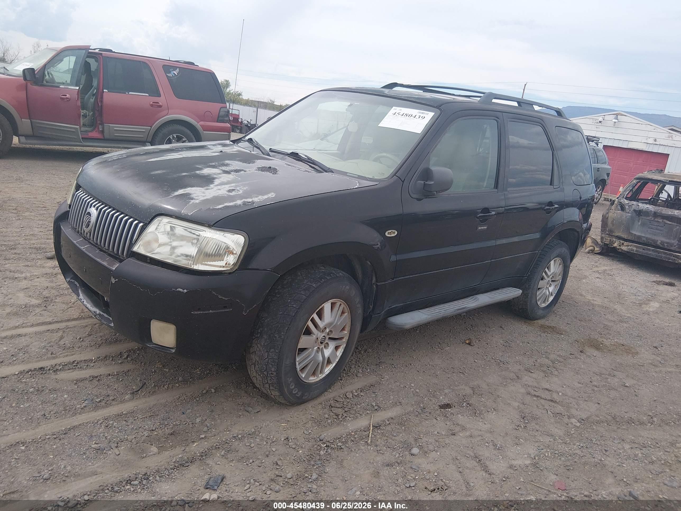 2006 Mercury Mariner Luxury/premier Black vin: 4M2YU57126KJ18934