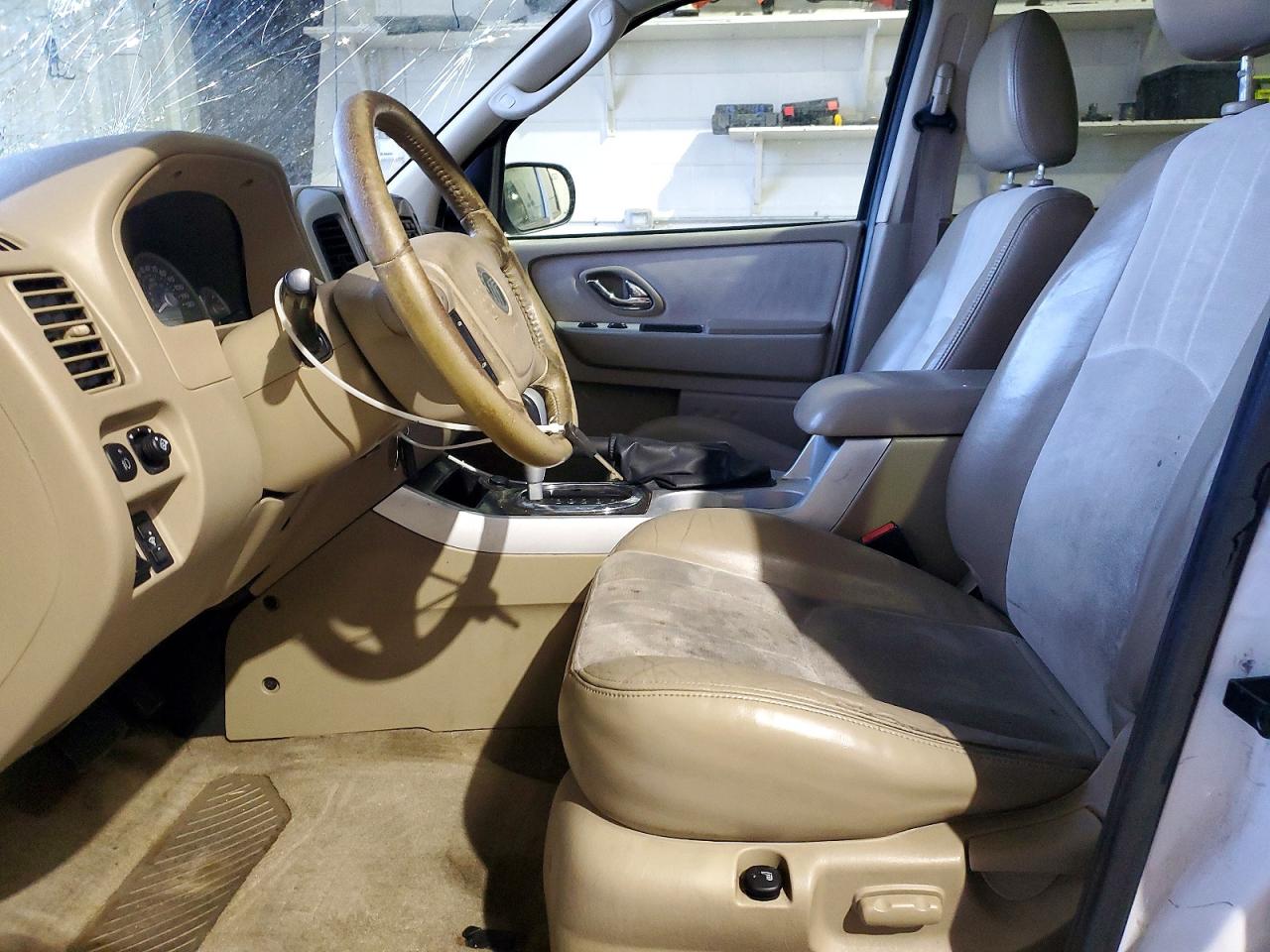 2006 Mercury Mariner White vin: 4M2YU57146DJ00892